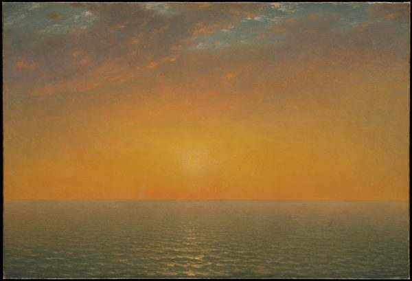 Sunset on the Sea