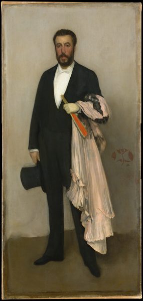 Arrangement in Flesh Colour and Black: Portrait of Theodore Duret
