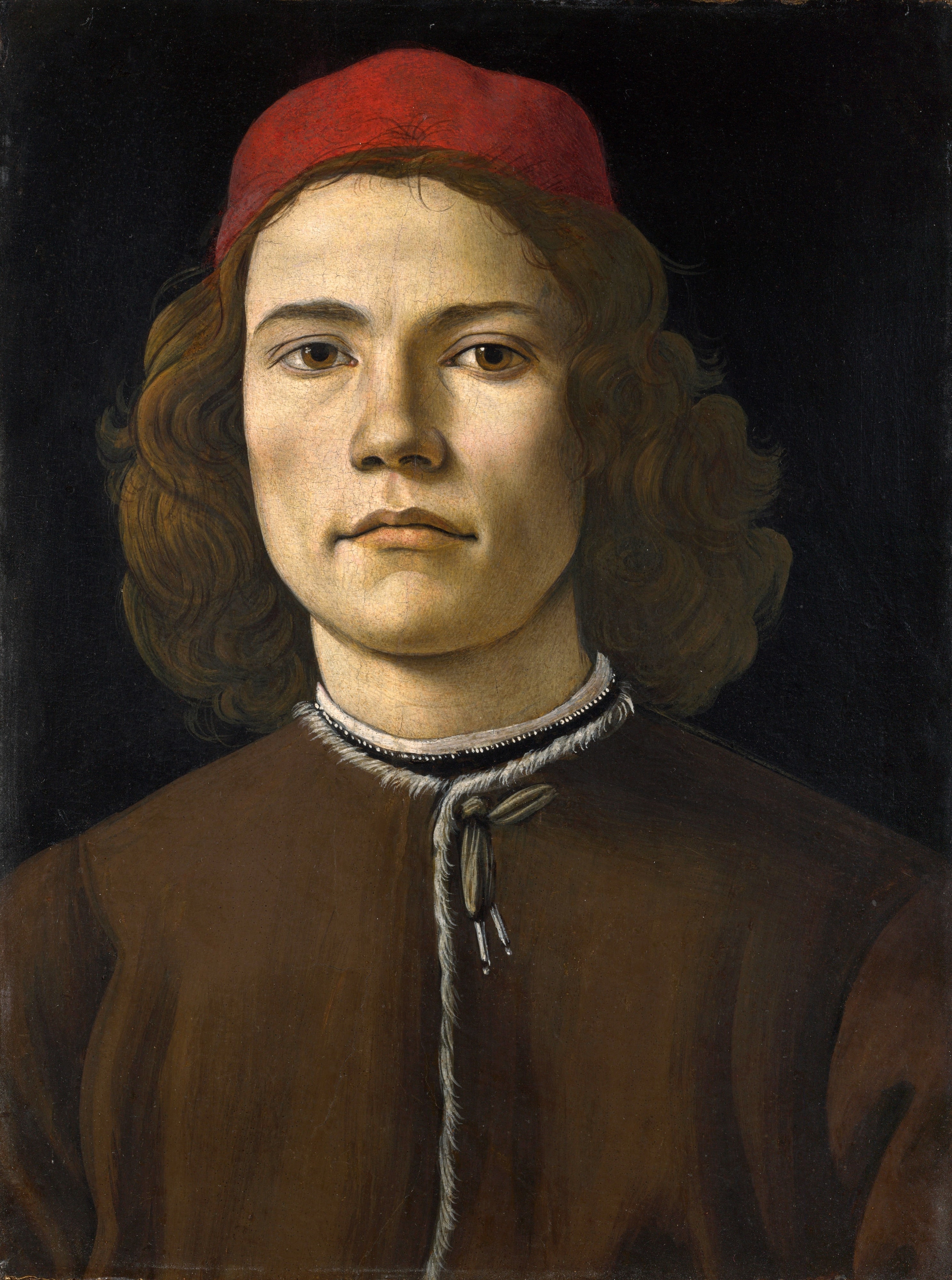 Porträt eines jungen Mannes by Sandro Botticelli