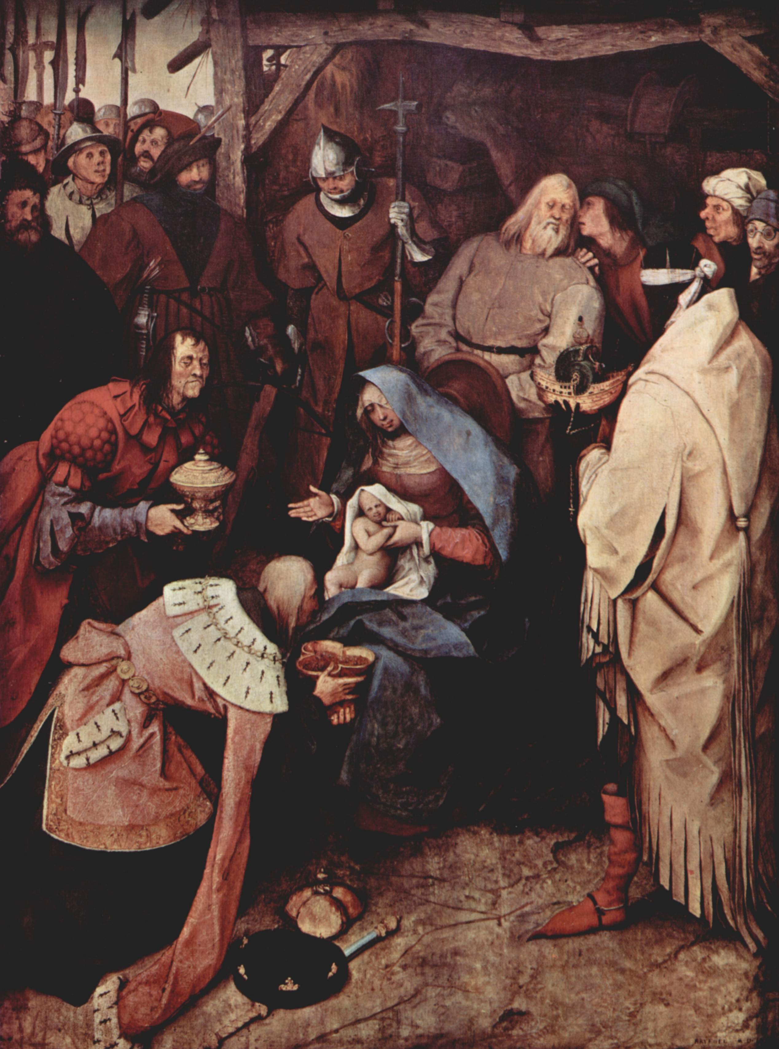 Anbetung der Heiligen Drei Könige by Pieter Brueghel the Elder