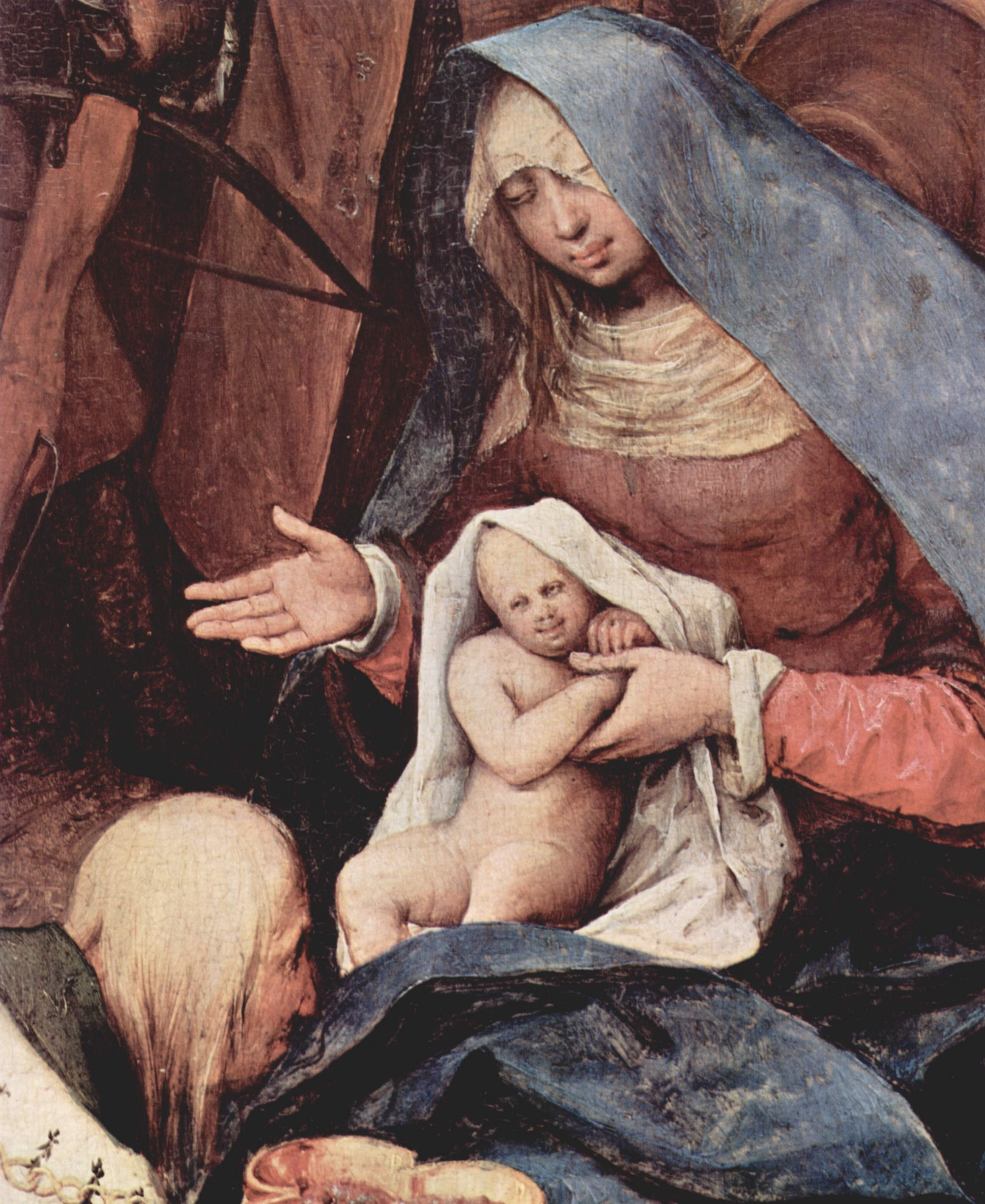Anbetung der Heiligen Drei Könige, Detail by Pieter Brueghel the Elder