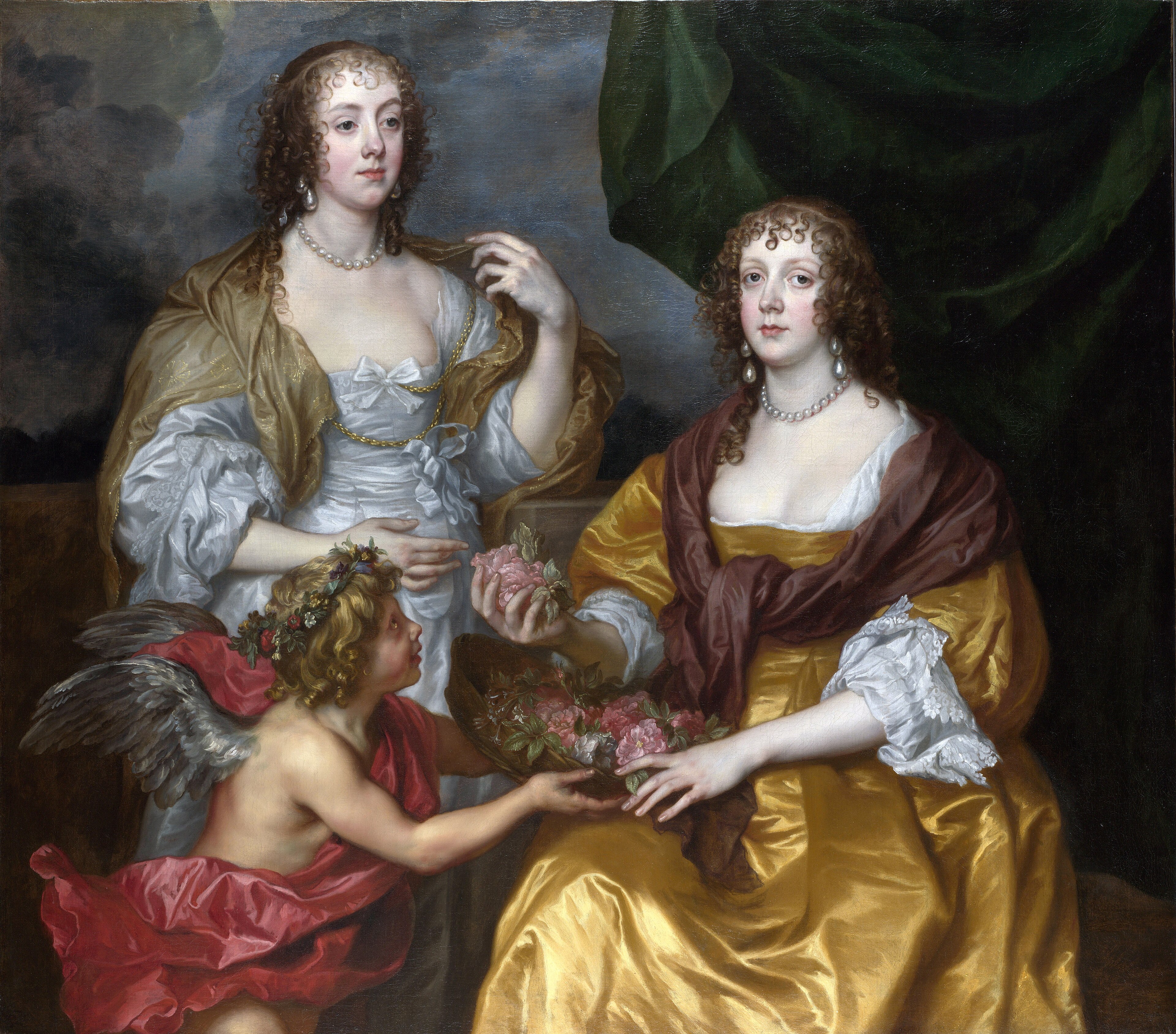 Lady Elizabeth Thimbelby and her Sister by Anthony van Dyck