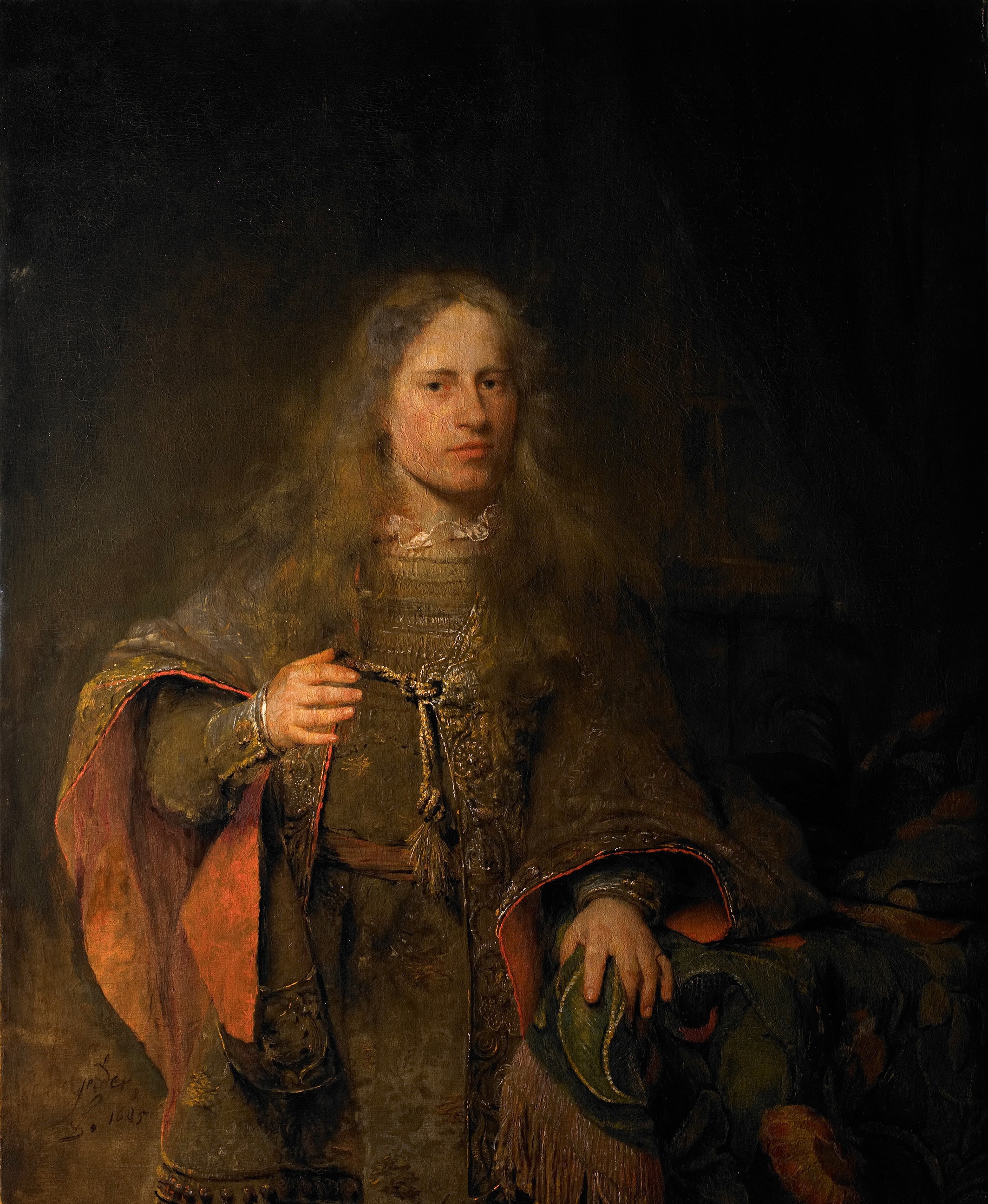 Portrait of Ernest de Beveren (1660–1722), Lord of West-IJsselmonde and De Lindt, schepen and burgomaster of Dordrecht. by Arent de Gelder
