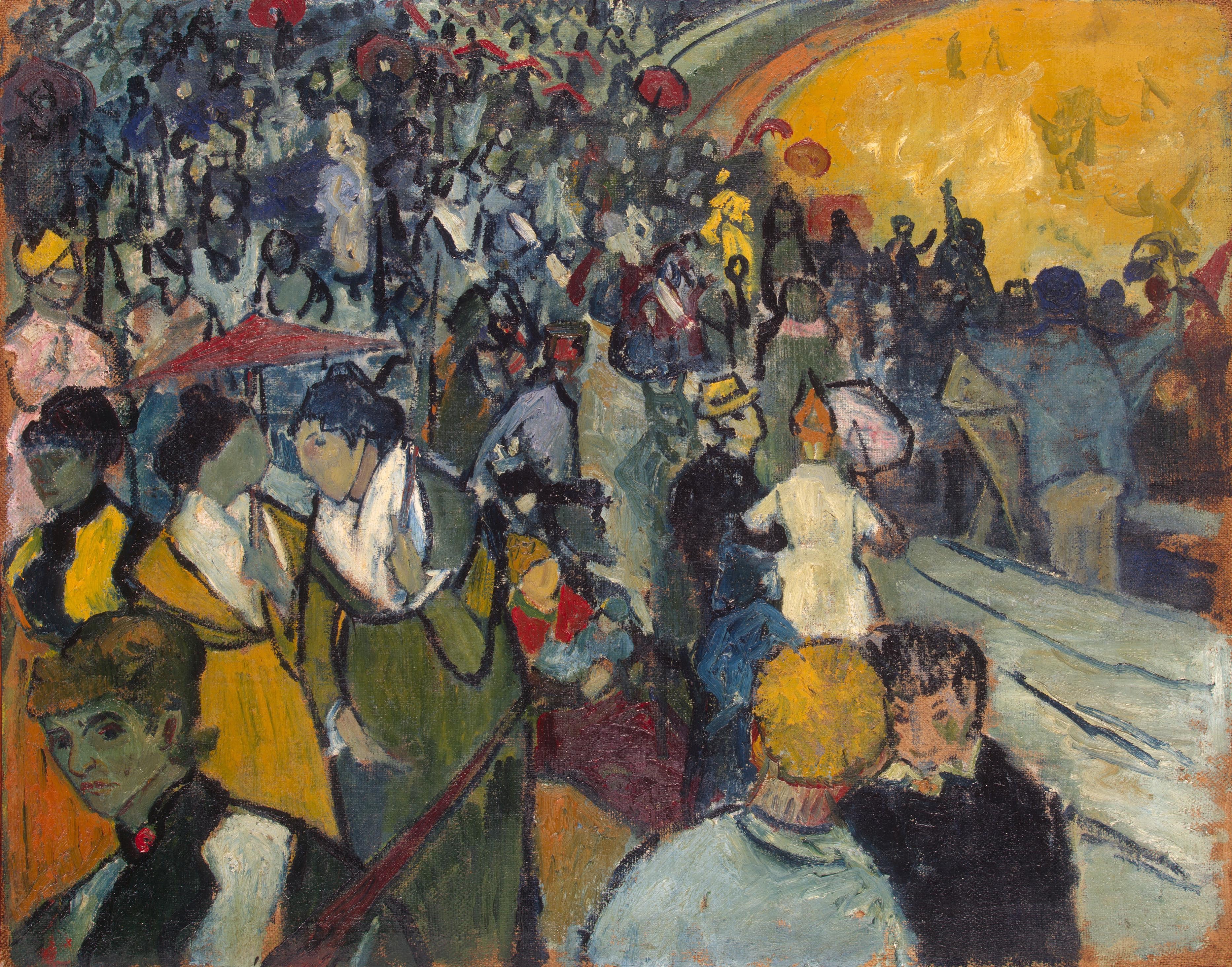 Arena in Arles, 1888, by Vincent van Gogh