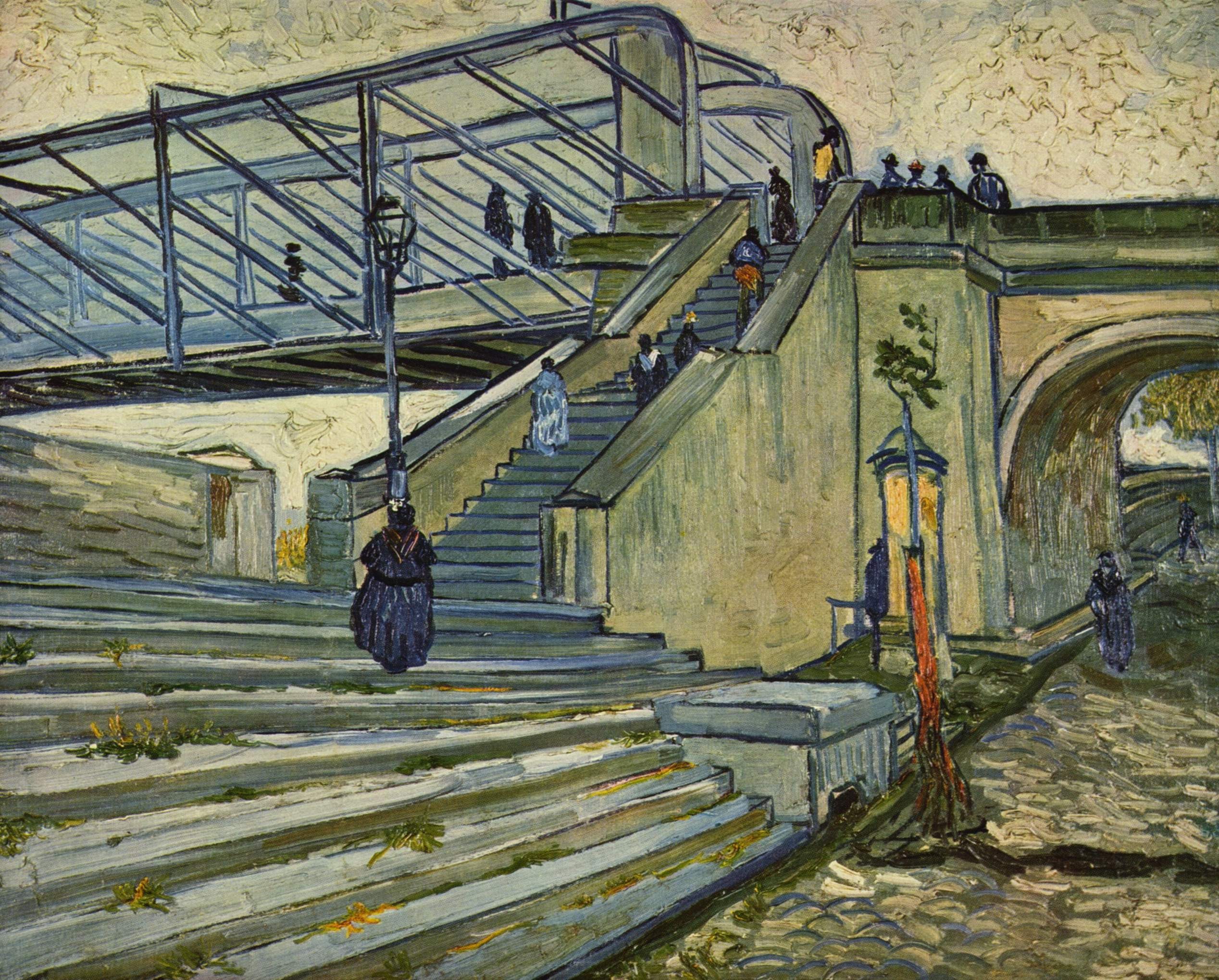 The Trinquetaille Bridge, 1888, by Vincent van Gogh
