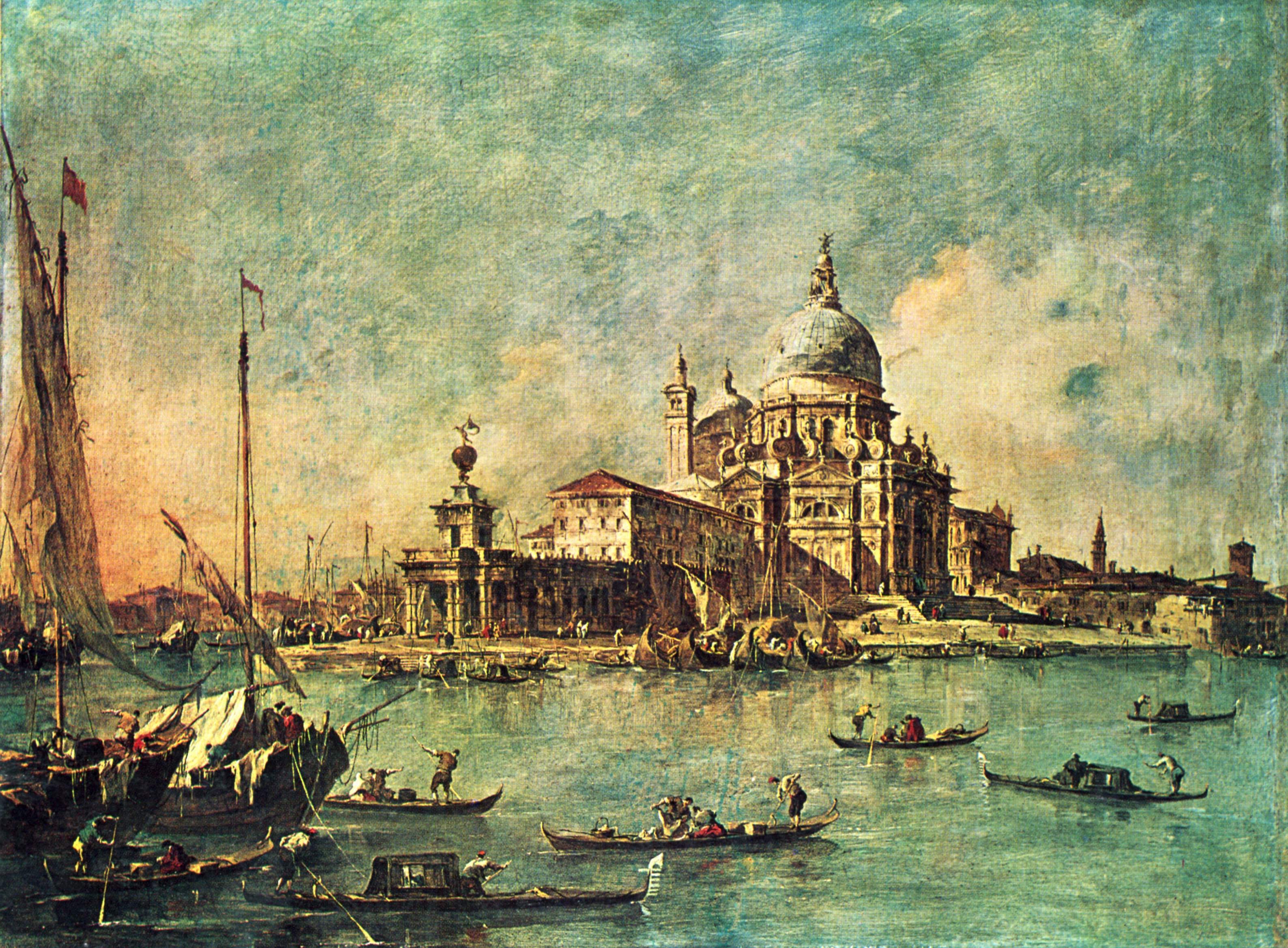 Venice: The Punta della Dogana by Francesco Guardi