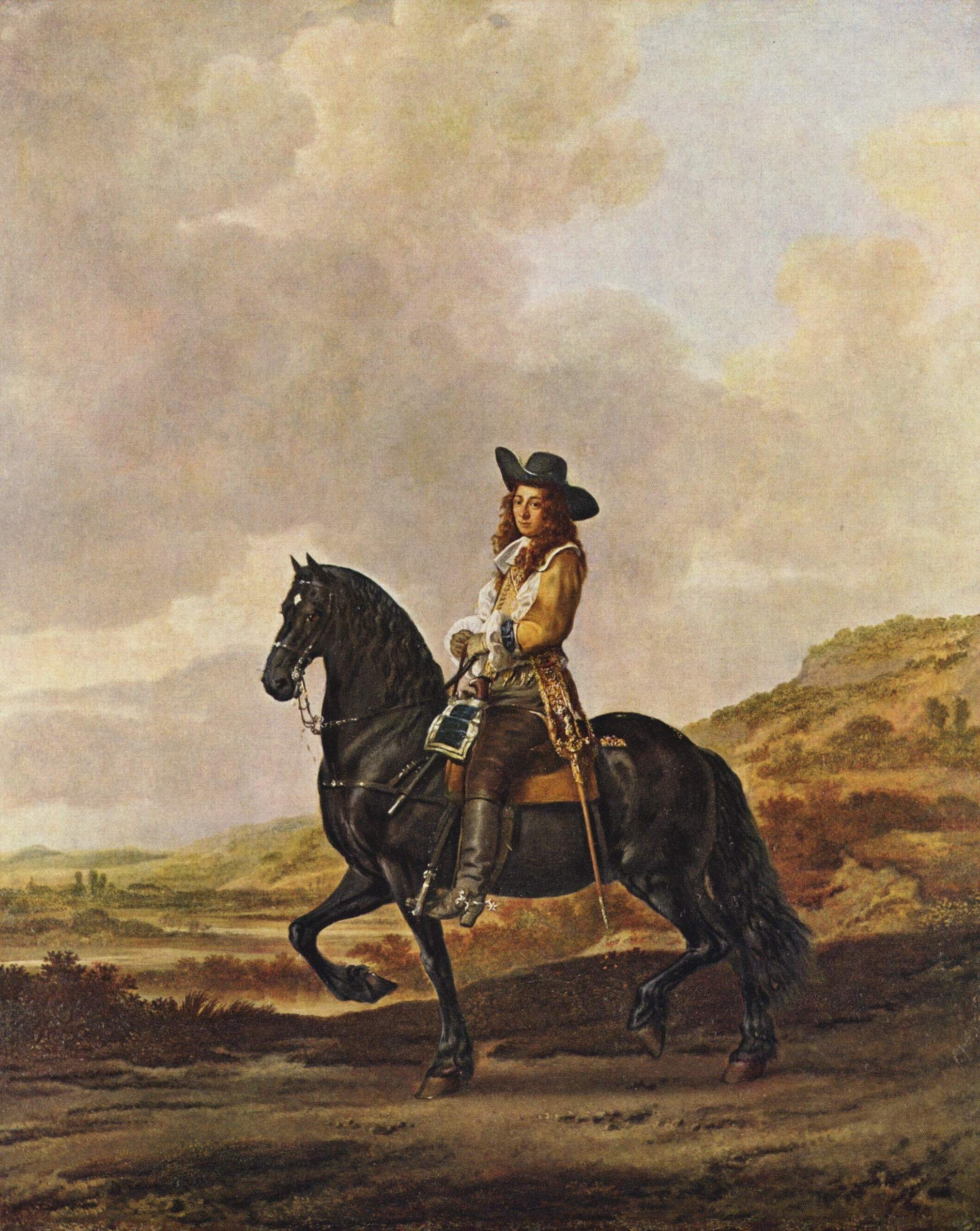 Portrait of Pieter Schout (1640–1669), High Bayliff of Hagestein. by Thomas de Keyser