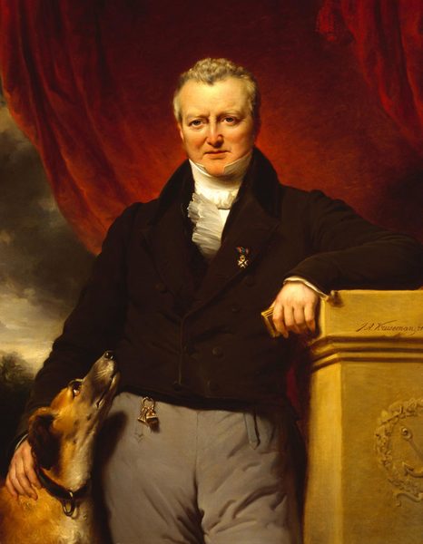 Portrait of Adriaan van der Hoop (1778-1854) by Jan Adam Kruseman