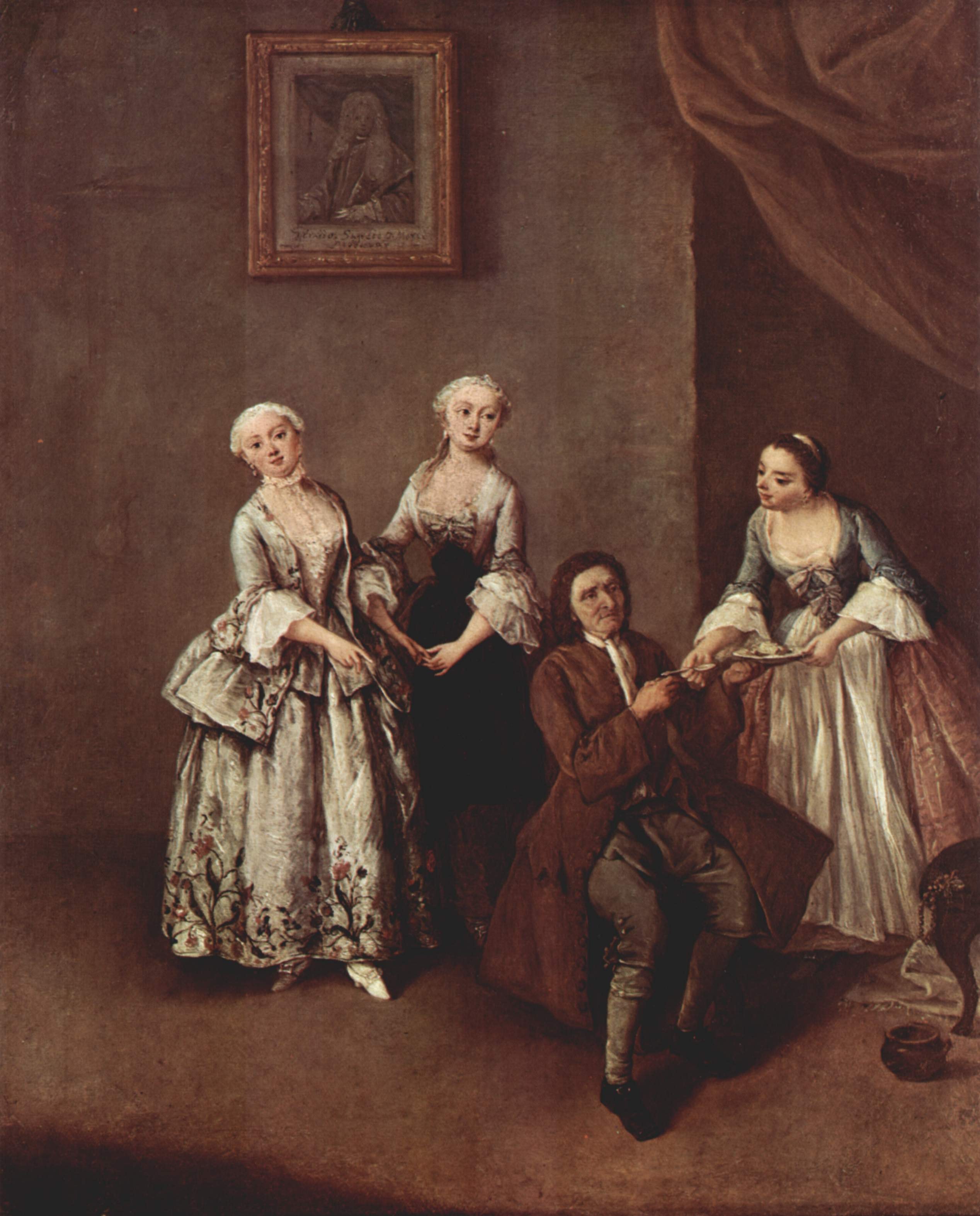 Familie by Pietro Longhi