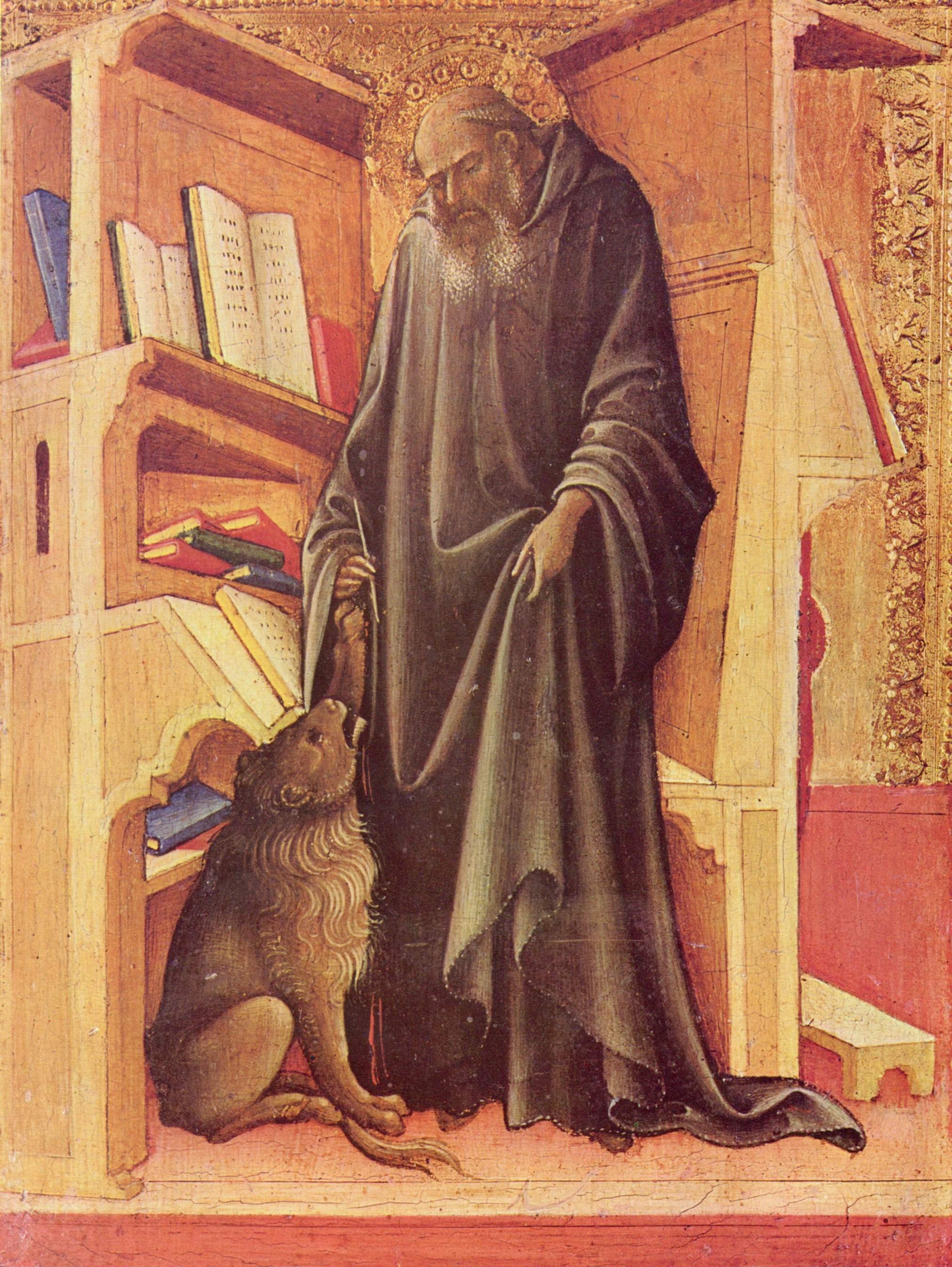 Saint Jerome in His Study. by Lorenzo Monaco