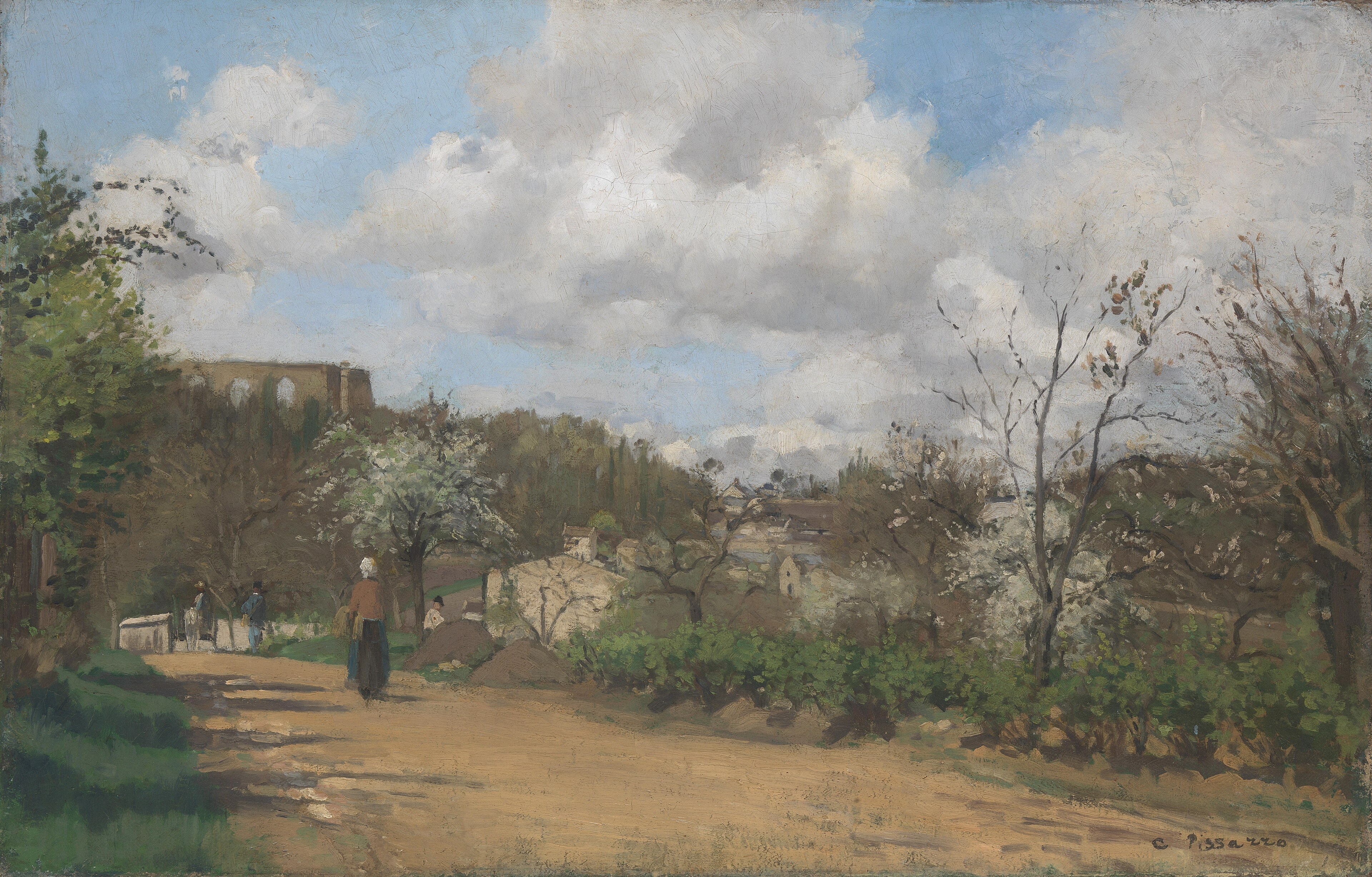 View from Louveciennes by Camille Pissarro