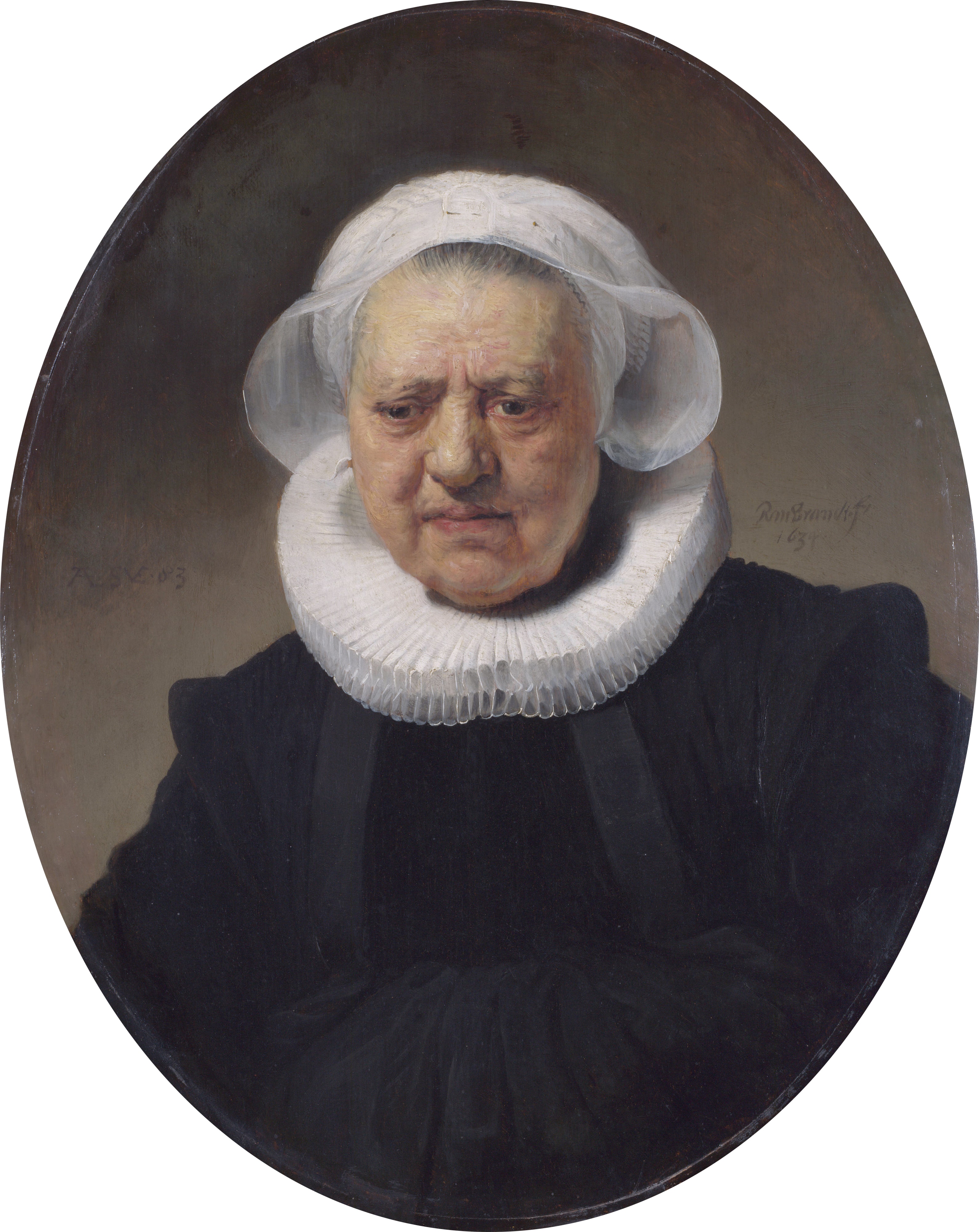 Portrait of Aechje Claesdr. by Rembrandt