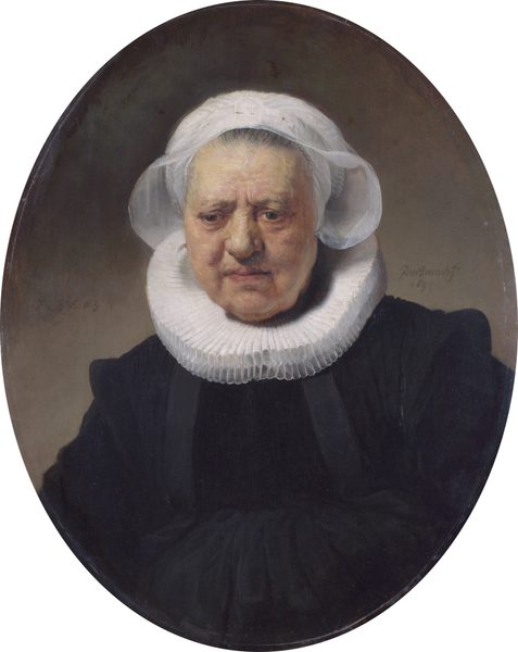Portrait of Aechje Claesdr. by Rembrandt