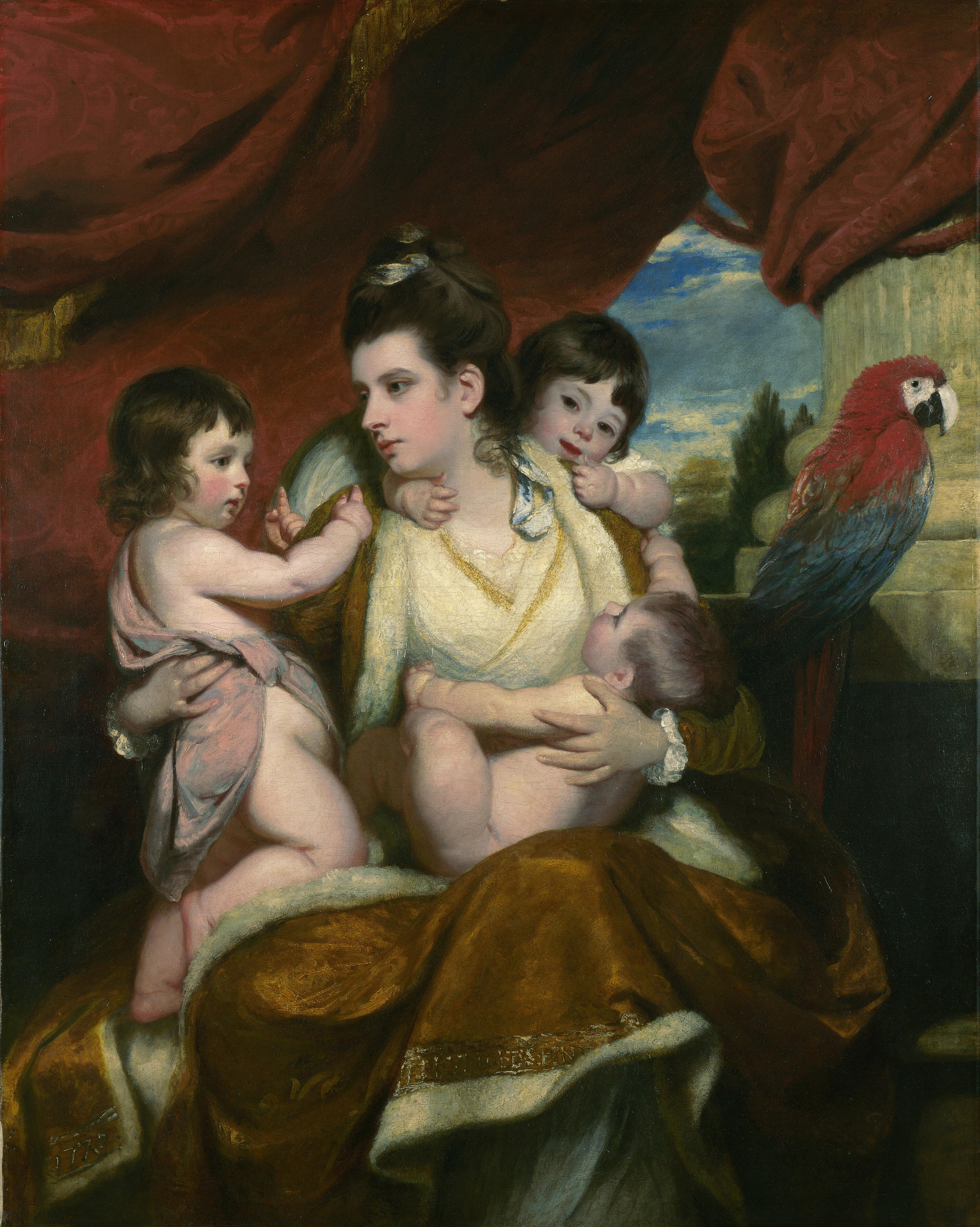 Lady Cockburn and her Three Eldest Sons by Joshua Reynolds