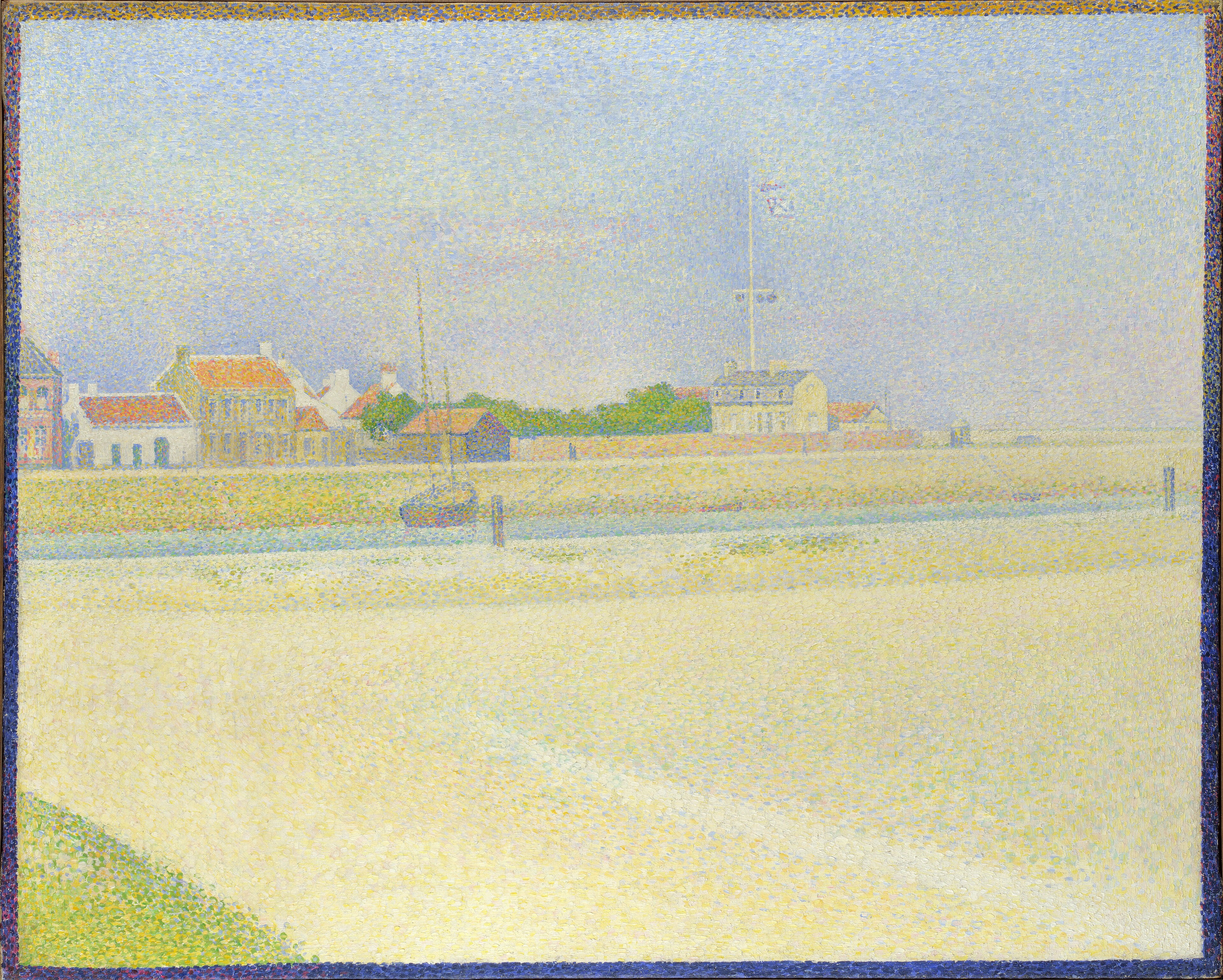 Der Kanal von Gravelines, Grand Fort-Philippe by Georges Seurat