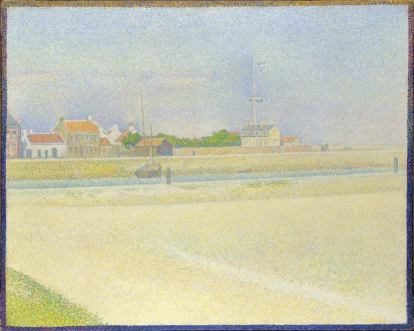 Der Kanal von Gravelines, Grand Fort-Philippe by Georges Seurat