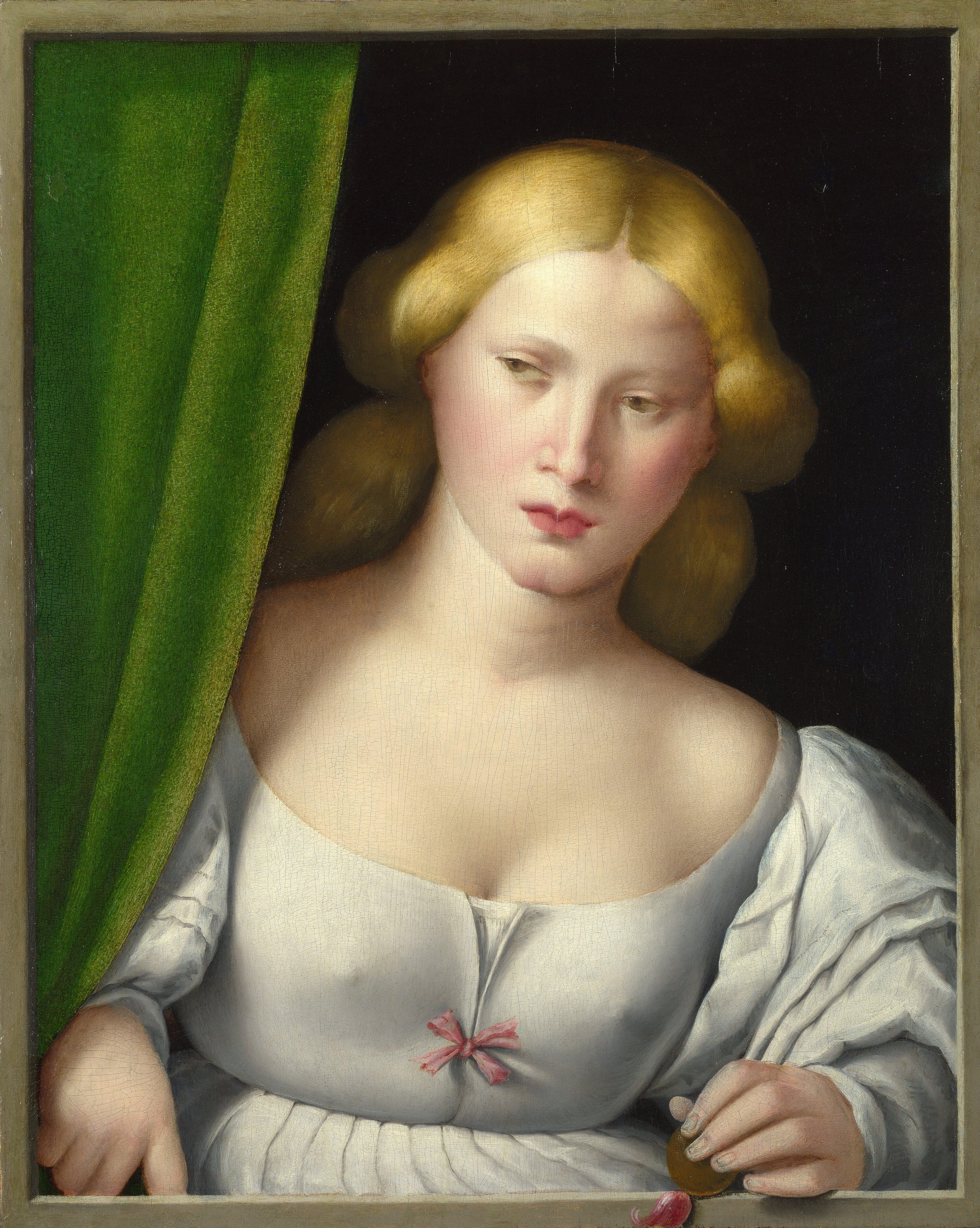 Woman at a Window by Unidentified painter