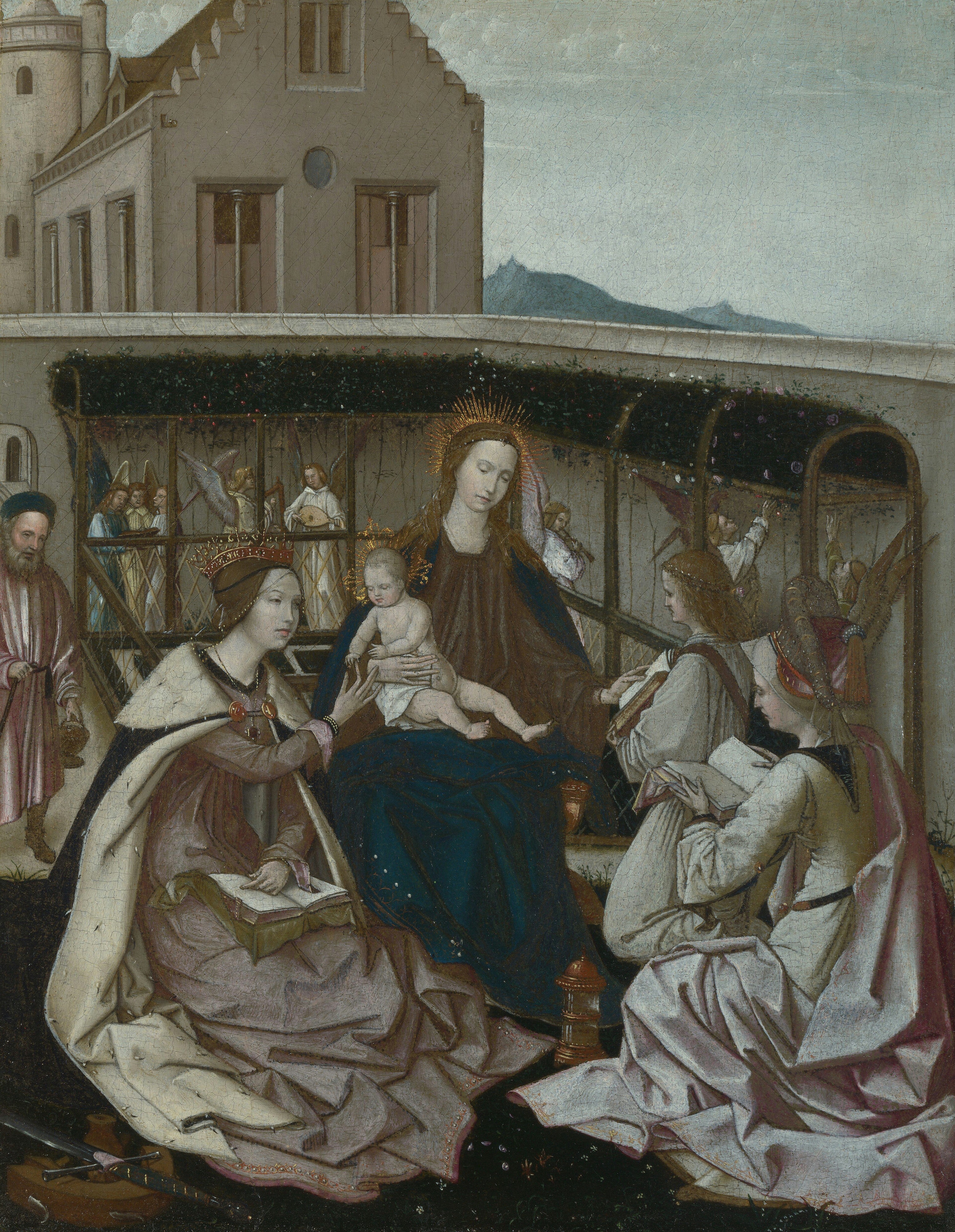 The Mystic Marriage of Saint Catherine by anonymous