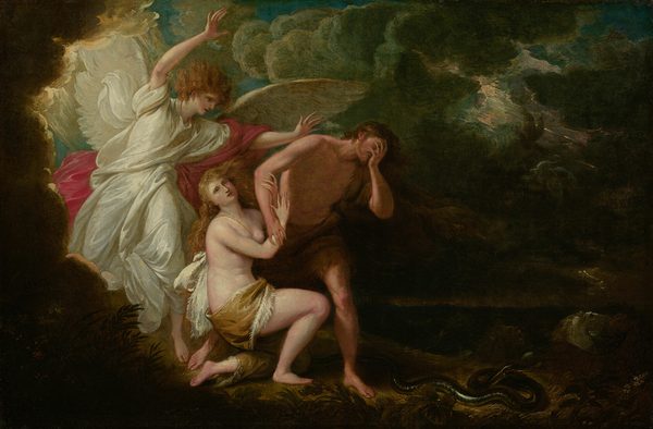A work made of oil on canvas.