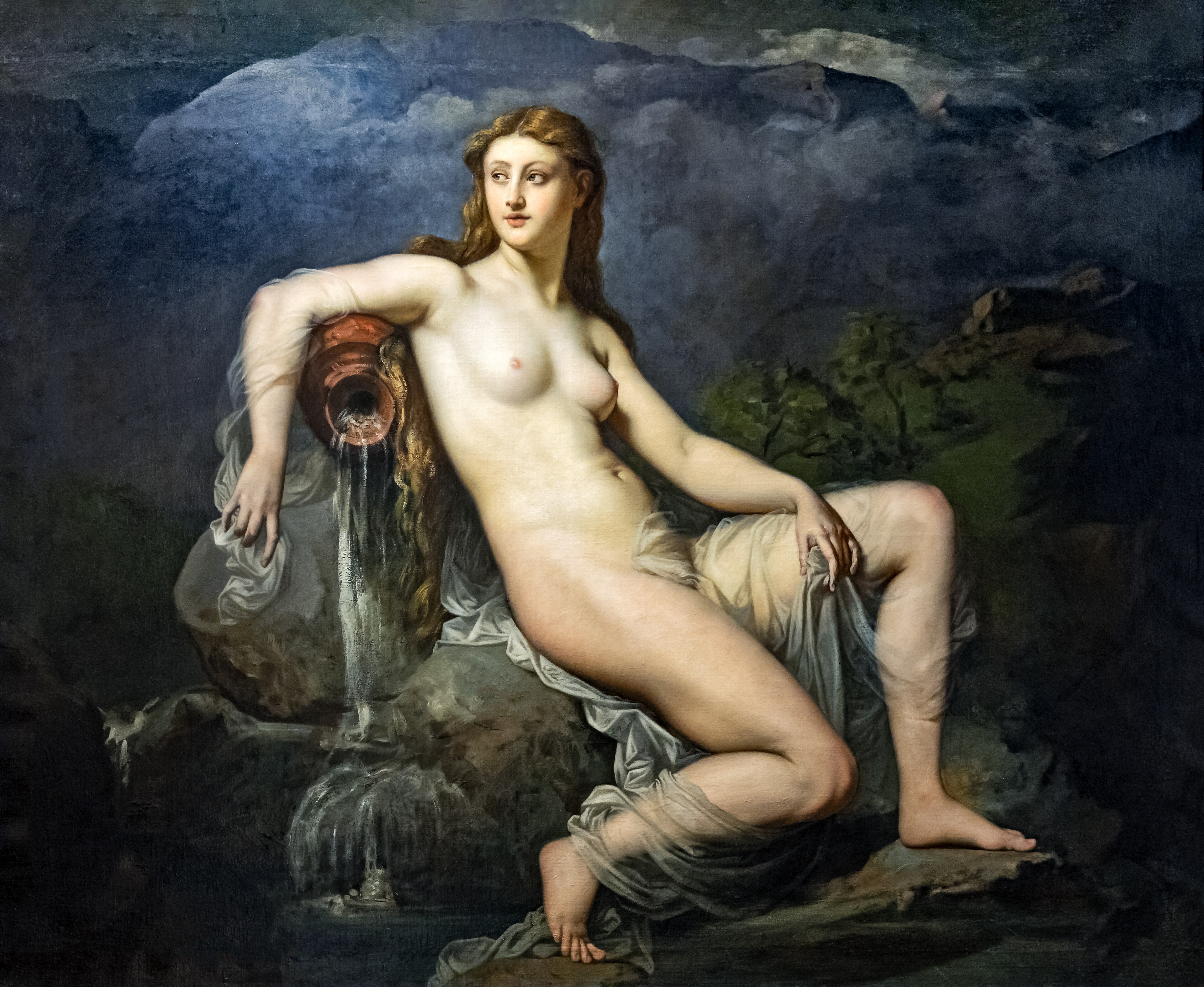 75 - Musée du Louvre - L'eau ou la Source - Henri Lehmann - JocondeMNR00877 by Didier Descouens