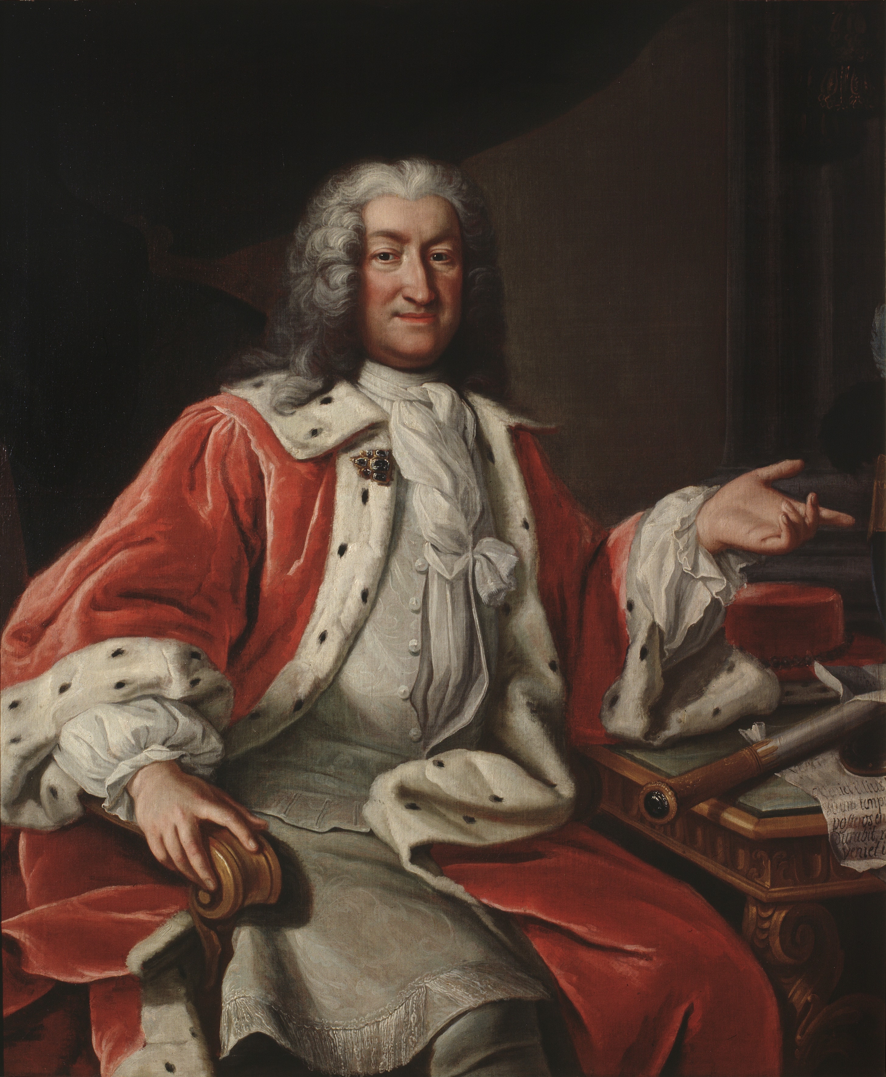 Arvid Bernard Horn af Ekebyholm, 1664-1742 by Georg Engelhard Schröder