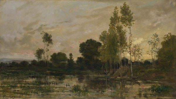 Alders by Charles-François Daubigny