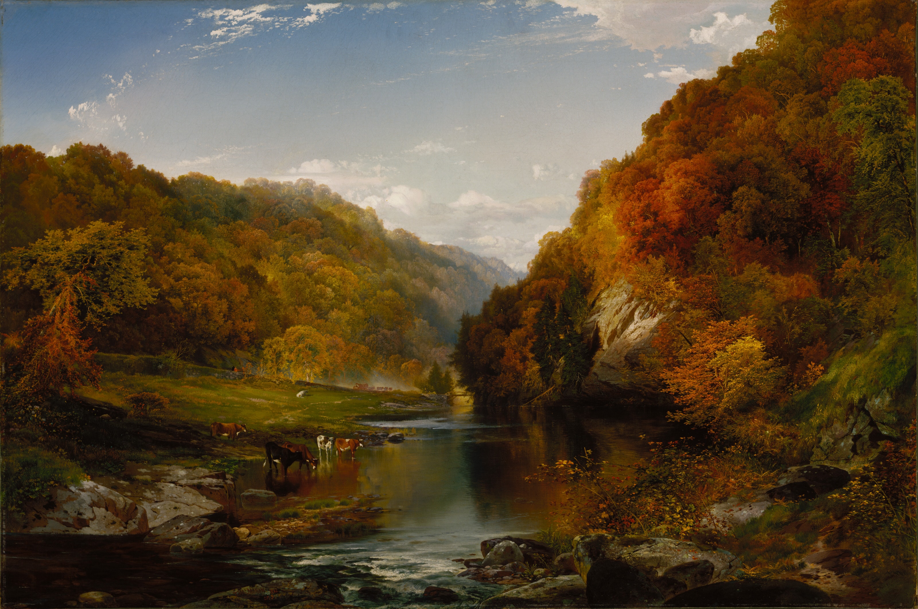 Autumn Afternoon, the Wissahickon by Thomas Moran