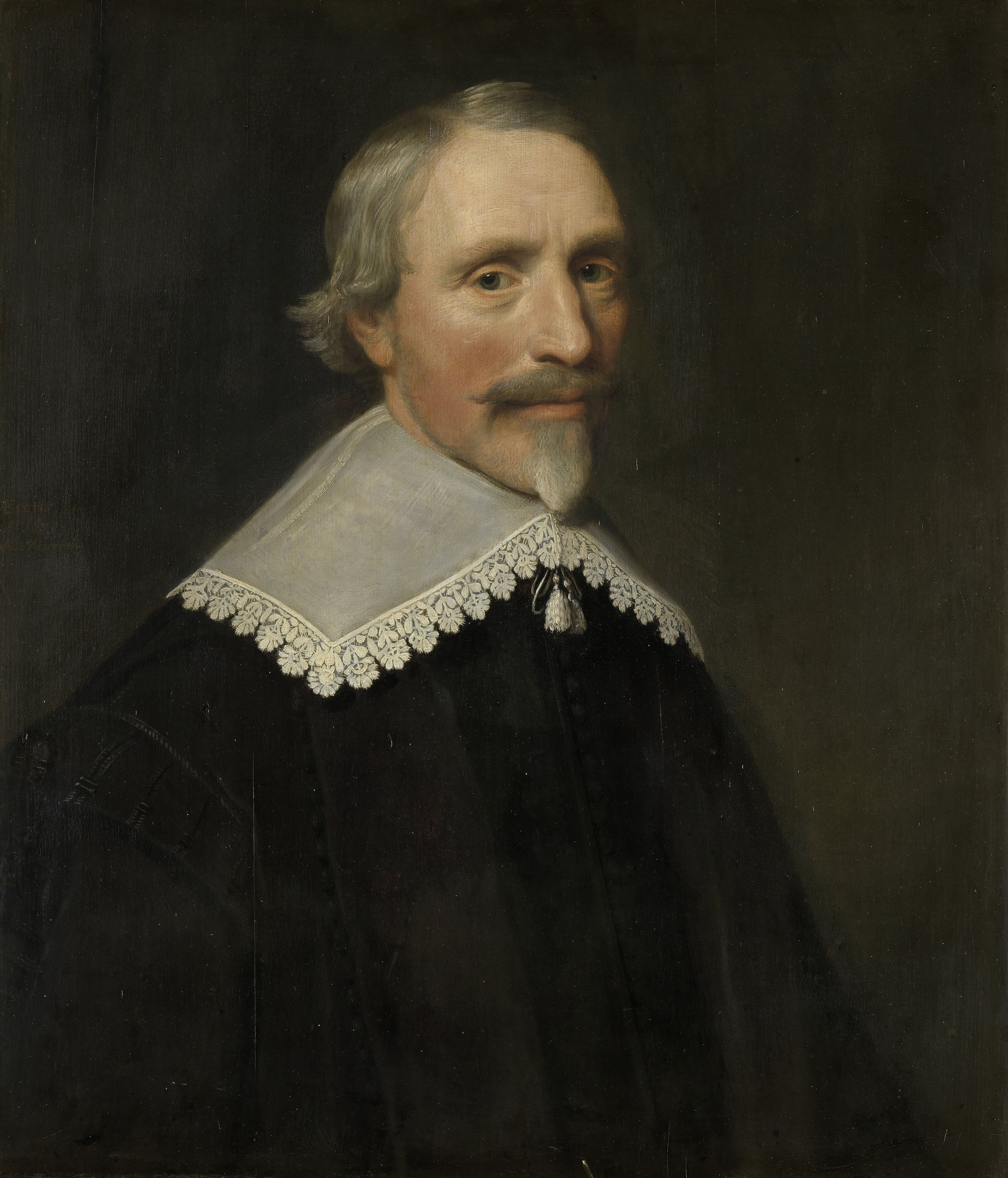 Portrait of Jacob Cats, Grand Pensionary of Holland and West-Friesland and Poet by Michiel Jansz. van Mierevelt