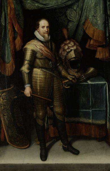 Maurits, Prince of Orange (1567-1625) by Michiel Jansz. van Mierevelt