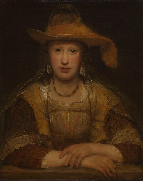 A work made of oil on canvas.
