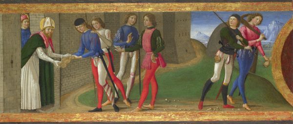 A Legend of Saints Justus and Clement of Volterra by Domenico Ghirlandaio