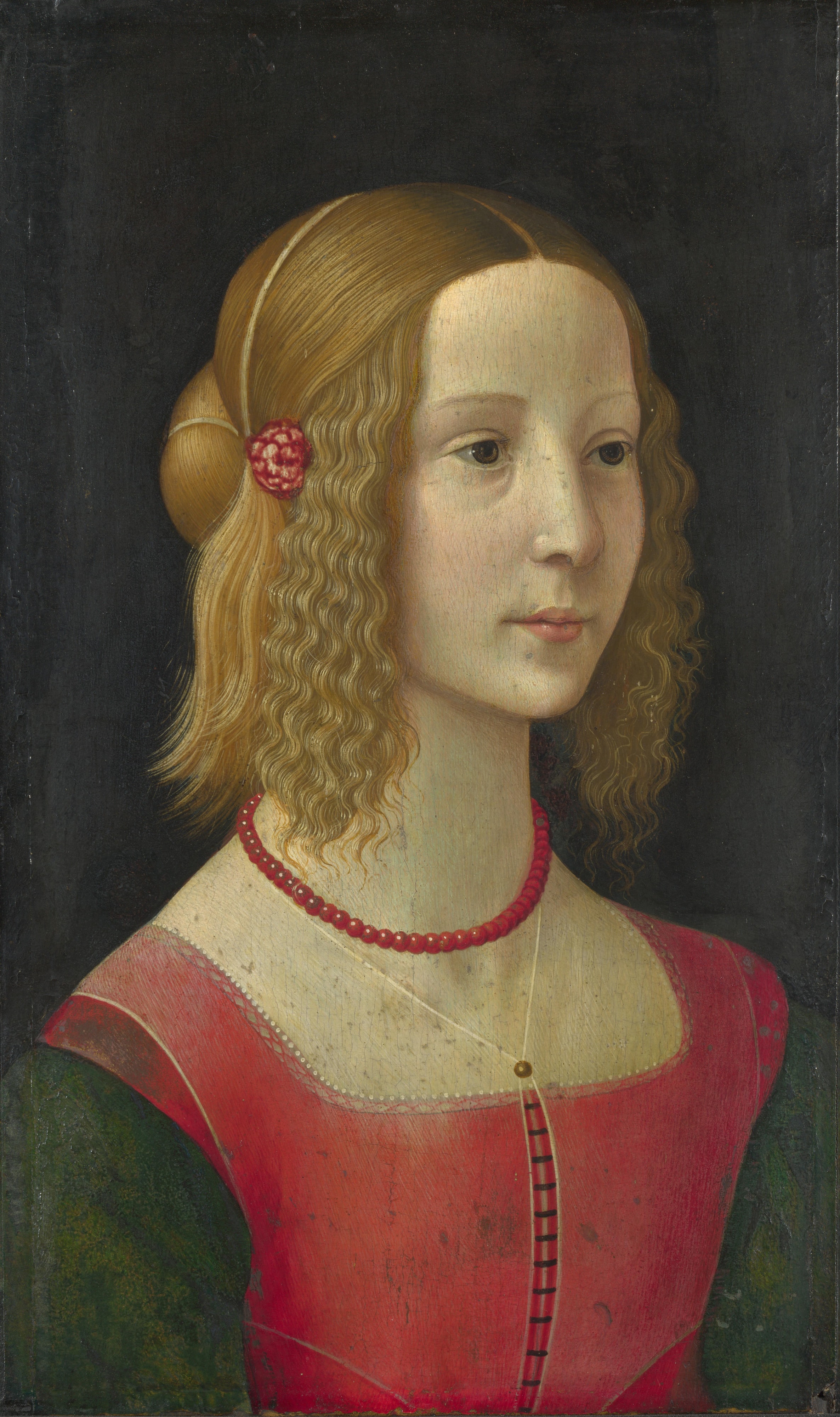 Portrait of a girl by Domenico Ghirlandaio