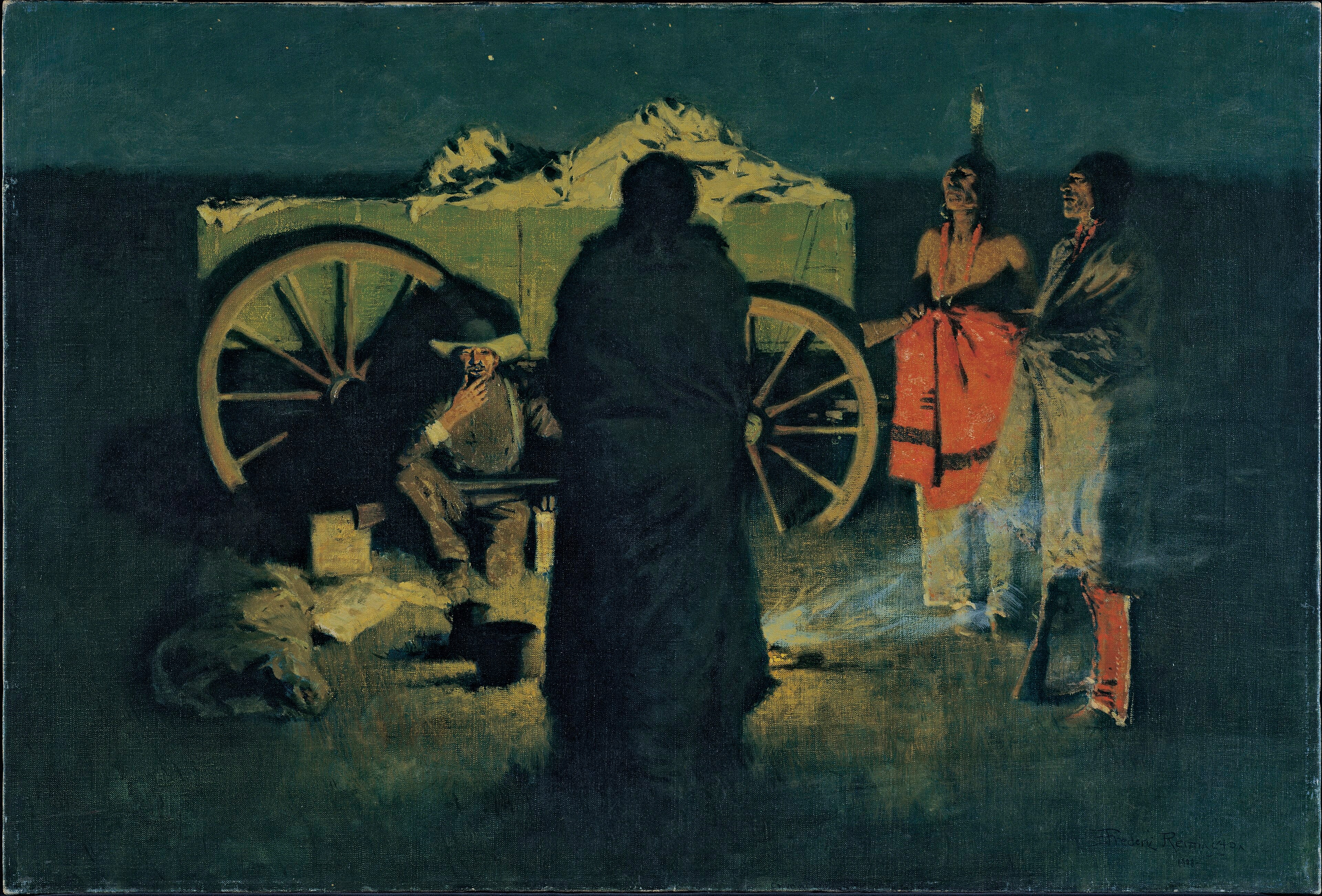 Shotgun Hospitality by Frederic Remington