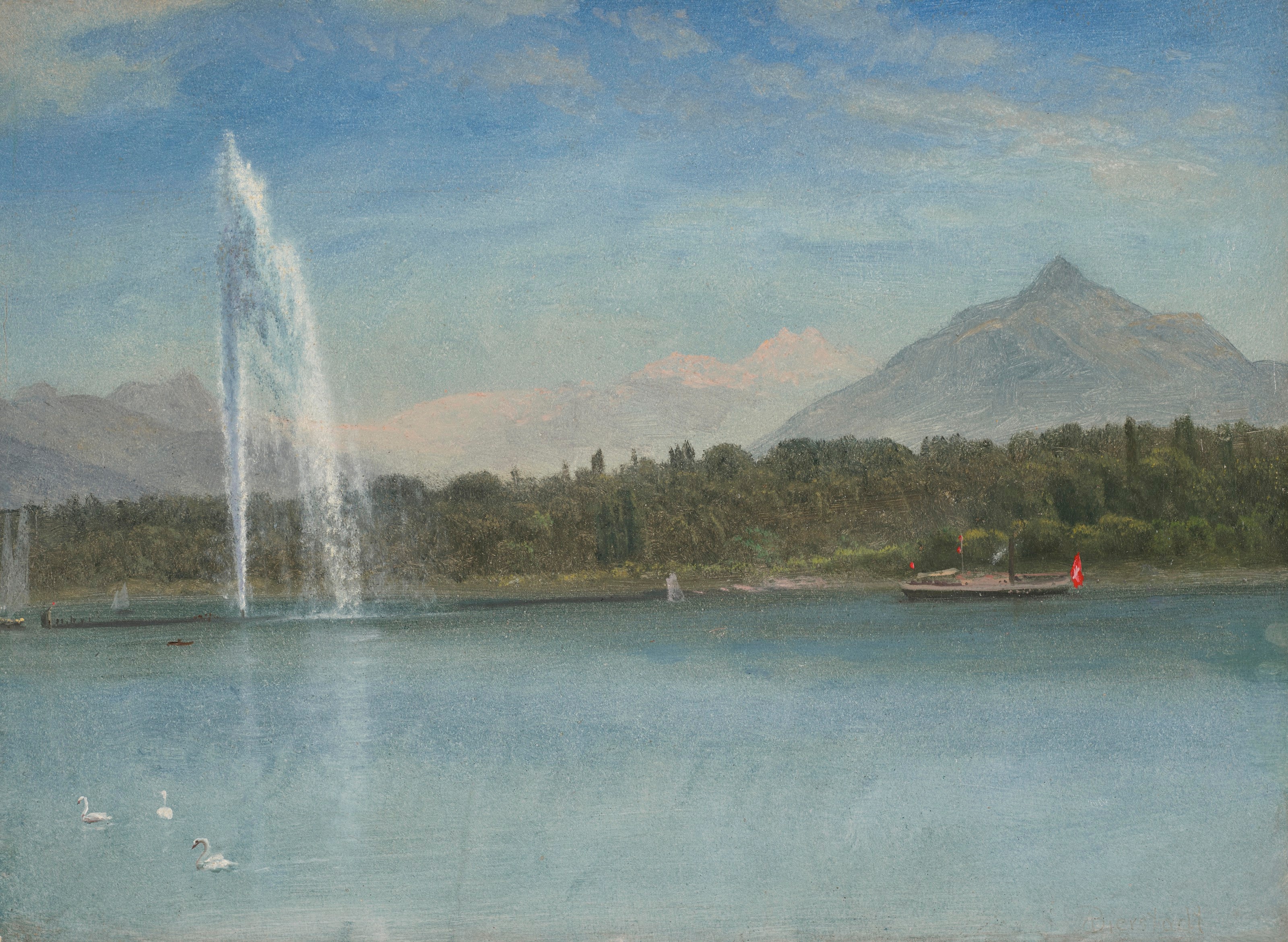 Swiss Scene by Albert Bierstadt
