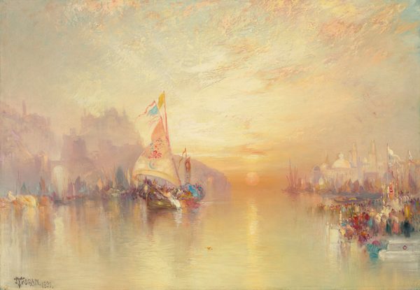 A Scene from Lalla Rookh by Thomas Moran