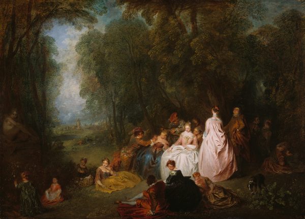 A work made of oil on panel.