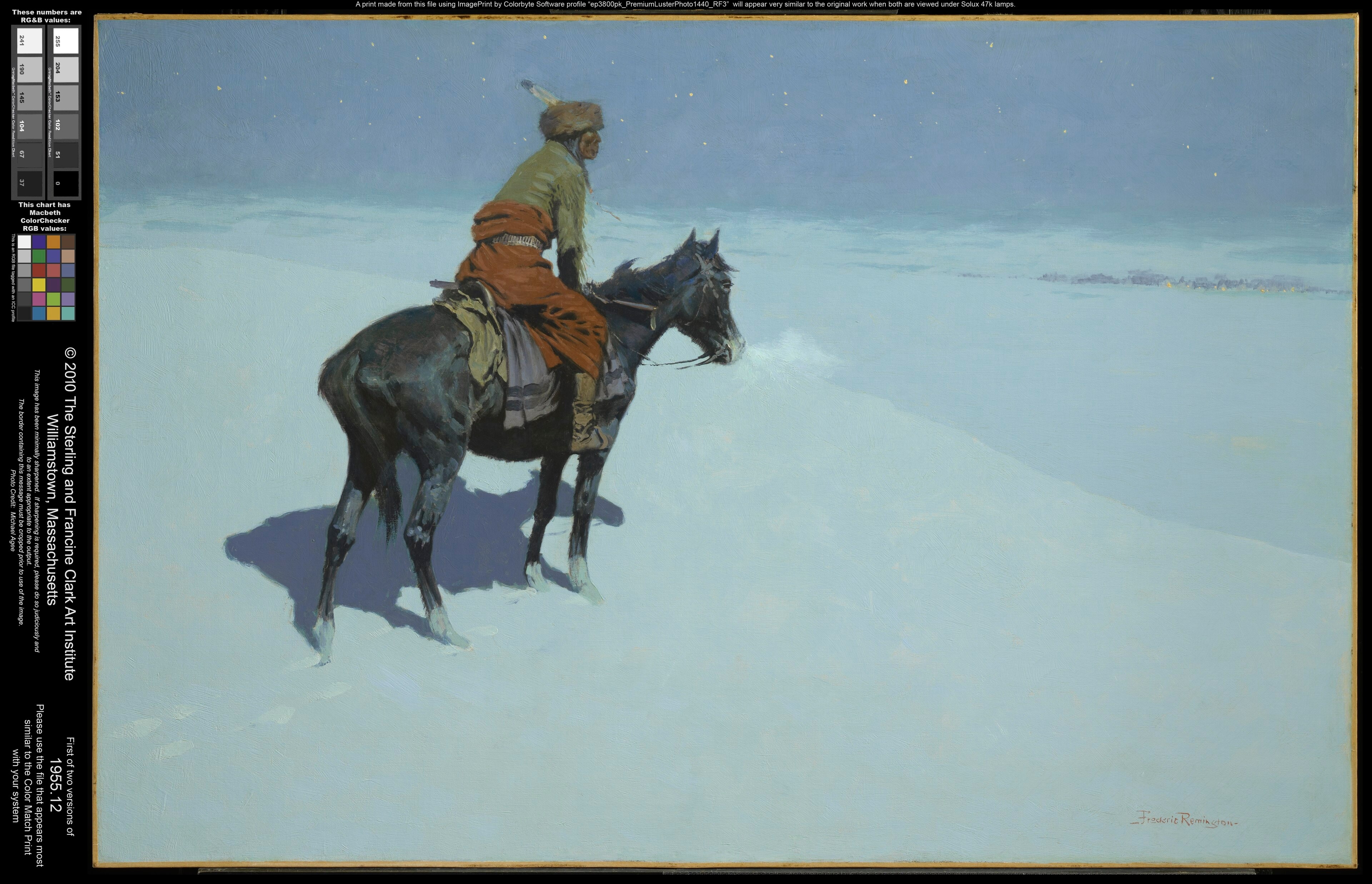Friends or Foes? (The Scout) by Frederic Remington