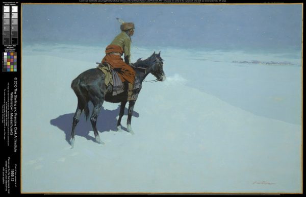 Friends or Foes? (The Scout) by Frederic Remington