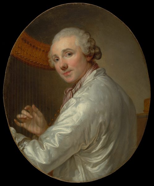 A work made of oil on canvas.