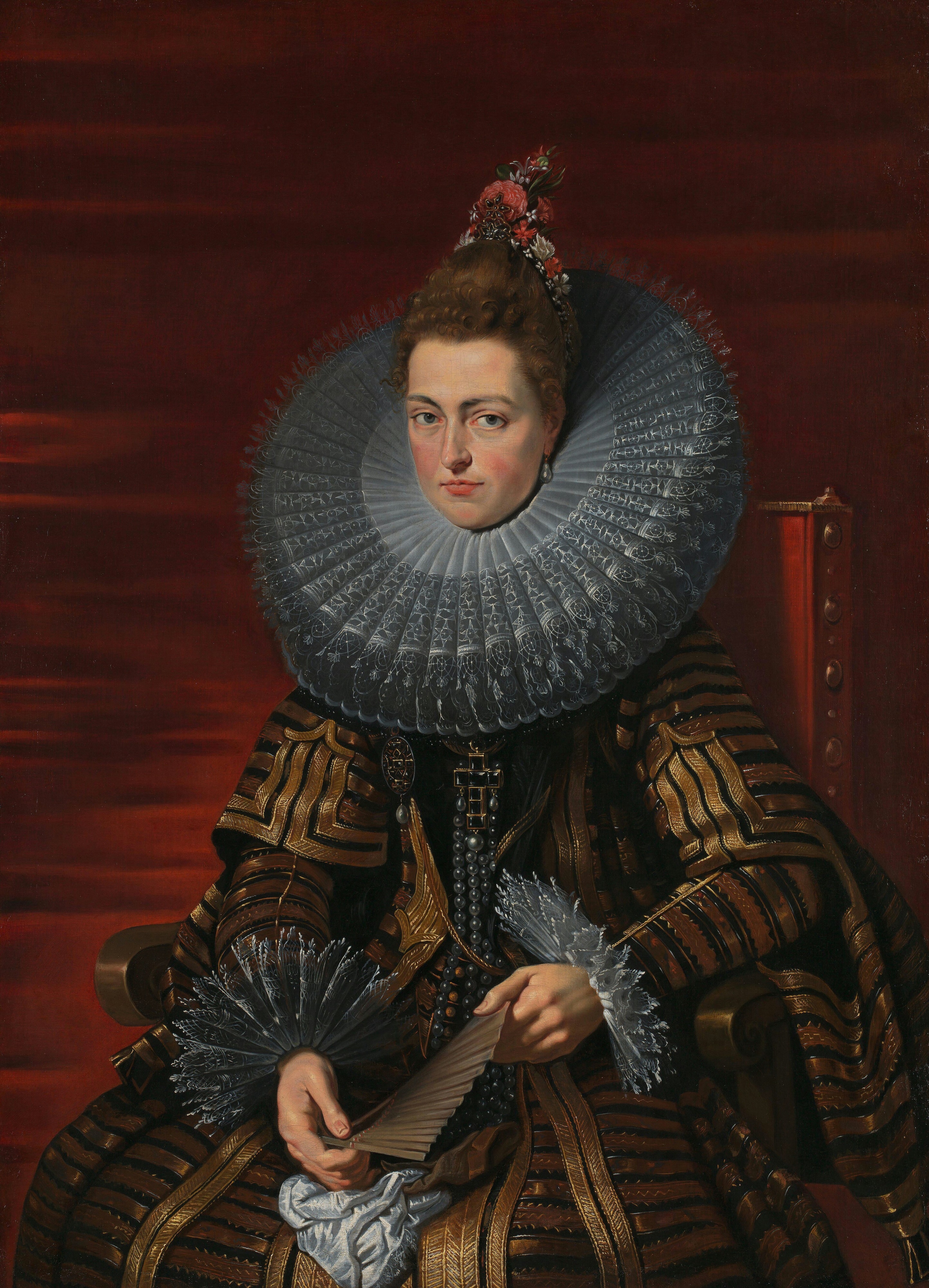 Portrait of Isabella Clara Eugenia regent of the Netherlands by Peter Paul Rubens