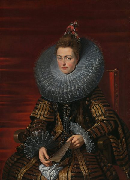 Portrait of Isabella Clara Eugenia regent of the Netherlands by Peter Paul Rubens