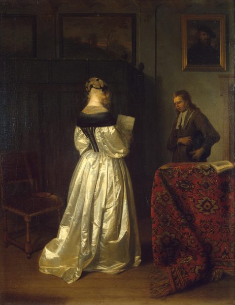 Reading a letter by Gerard ter Borch