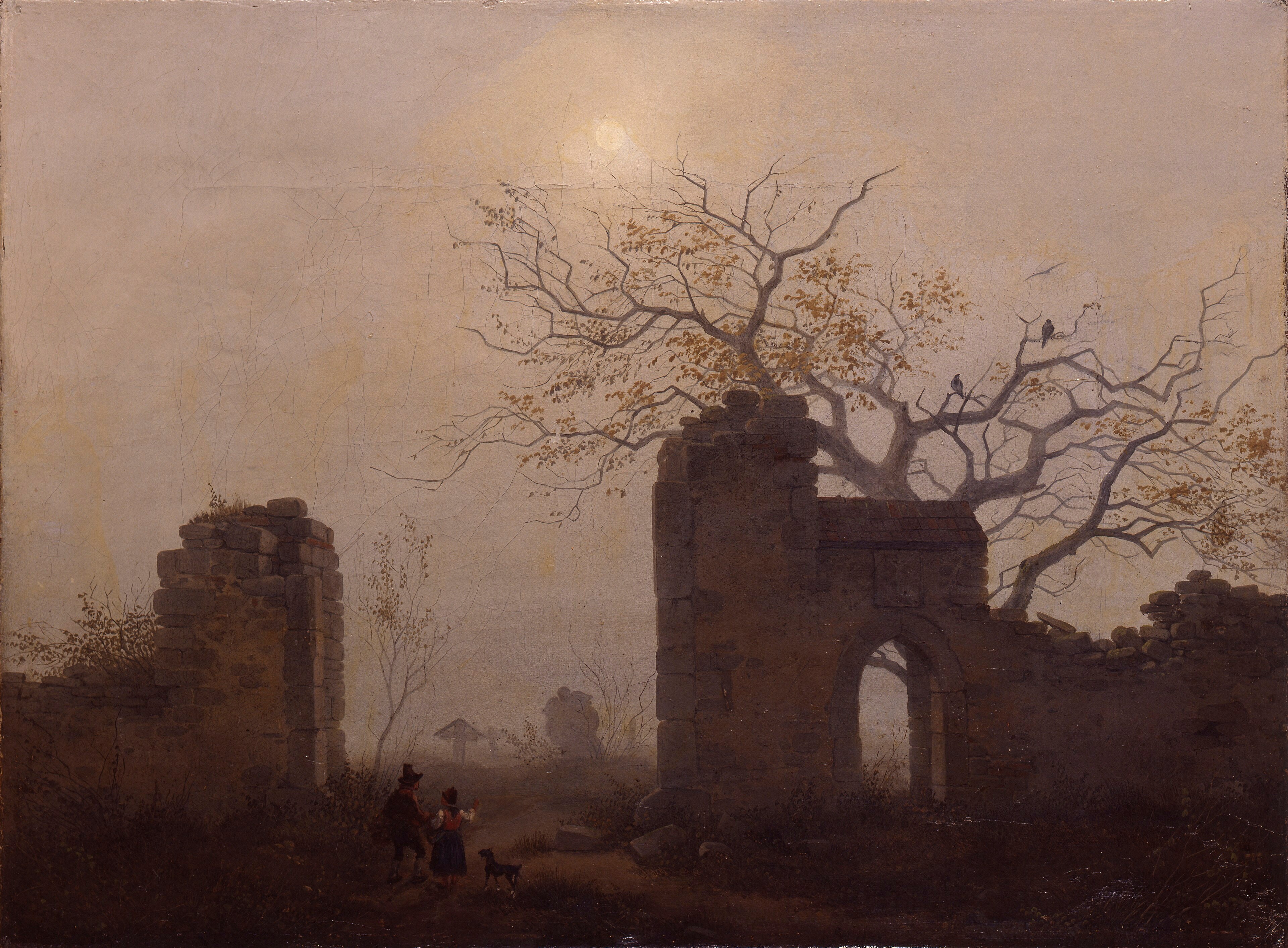 Cemetery entrance by Carl Julius von Leypold