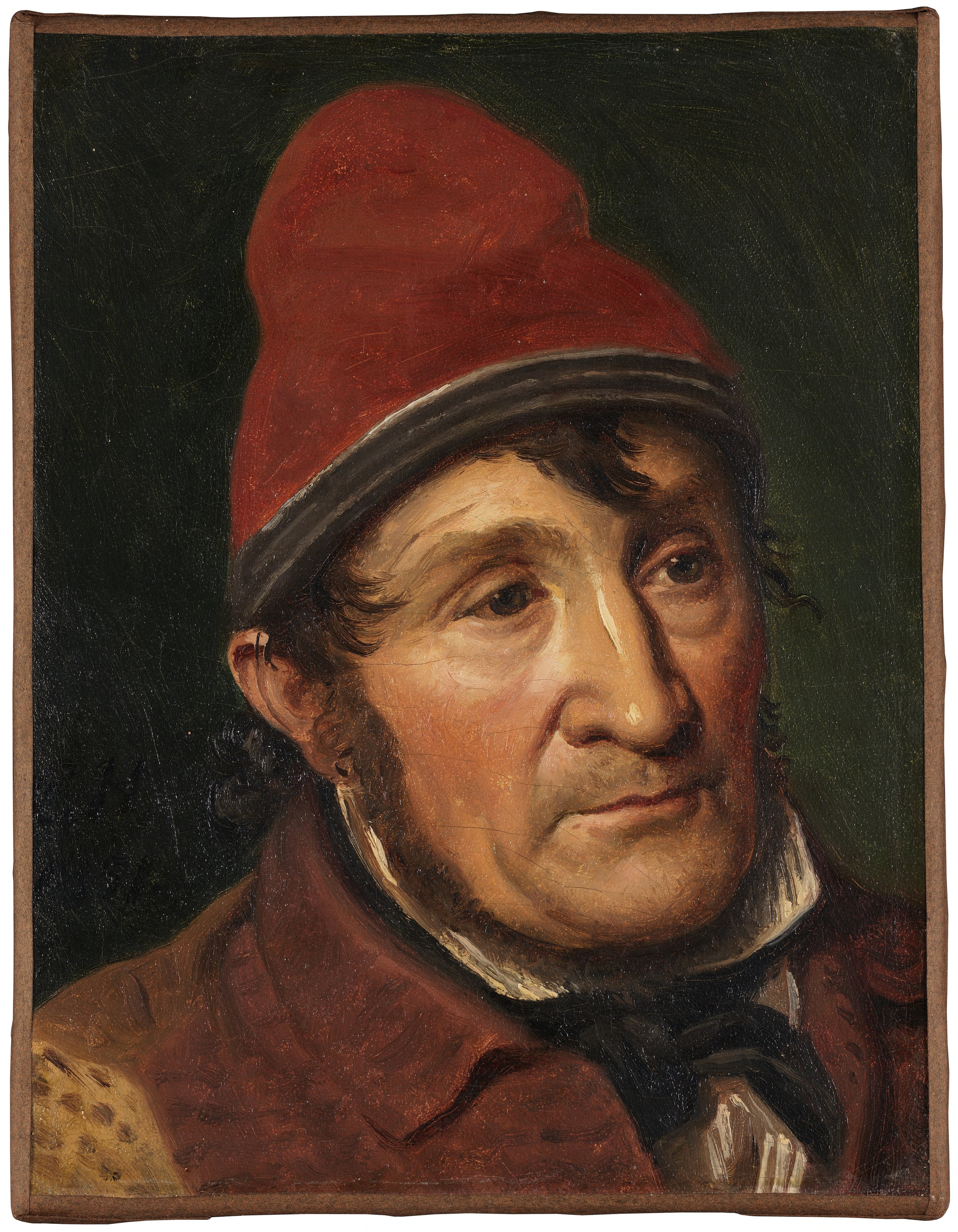Jean Holm, inhabitant at Bombebøssen, a Shelter for Poor Seamen by Constantin Hansen
