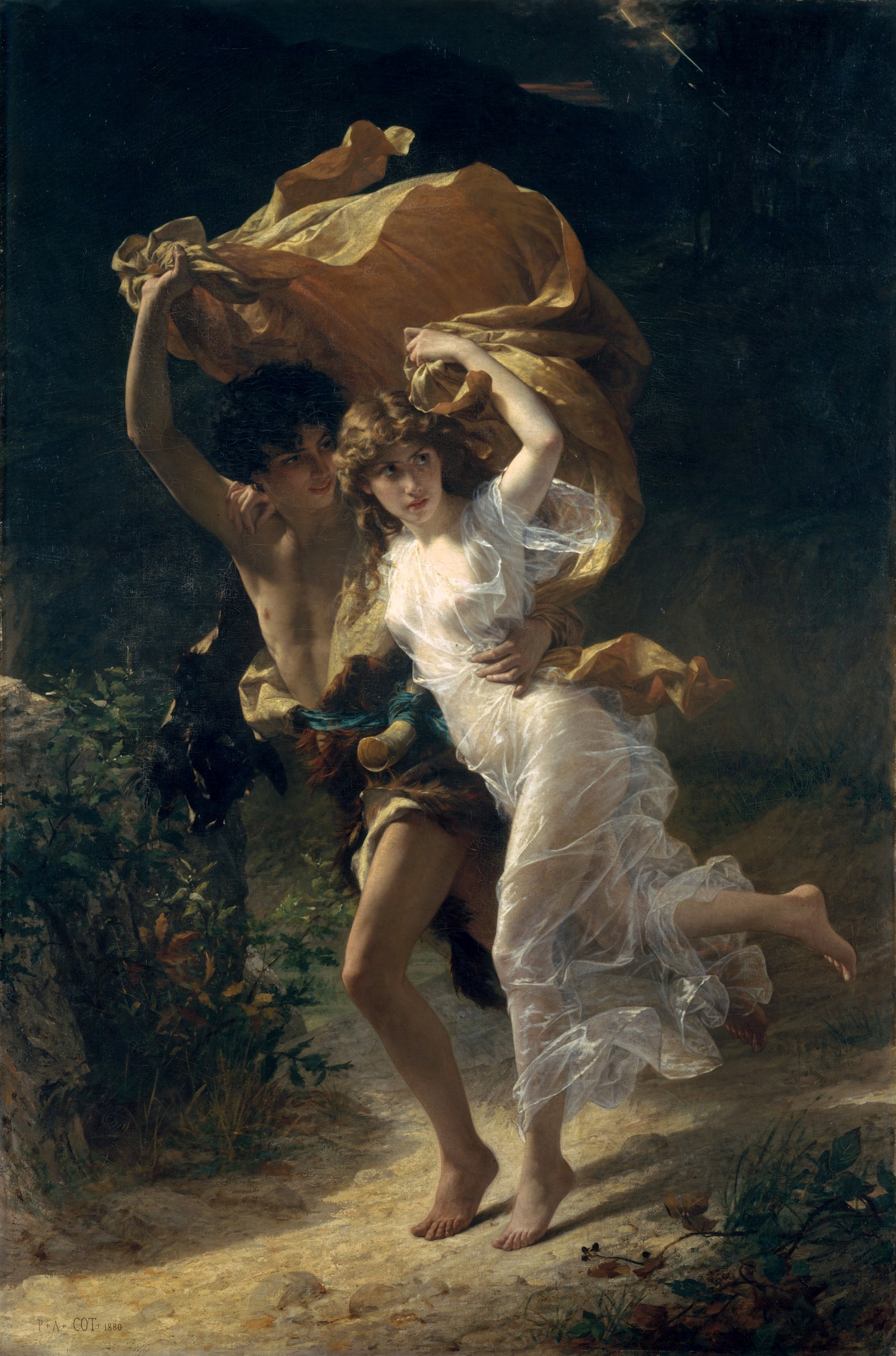 The Storm by Pierre Auguste Cot