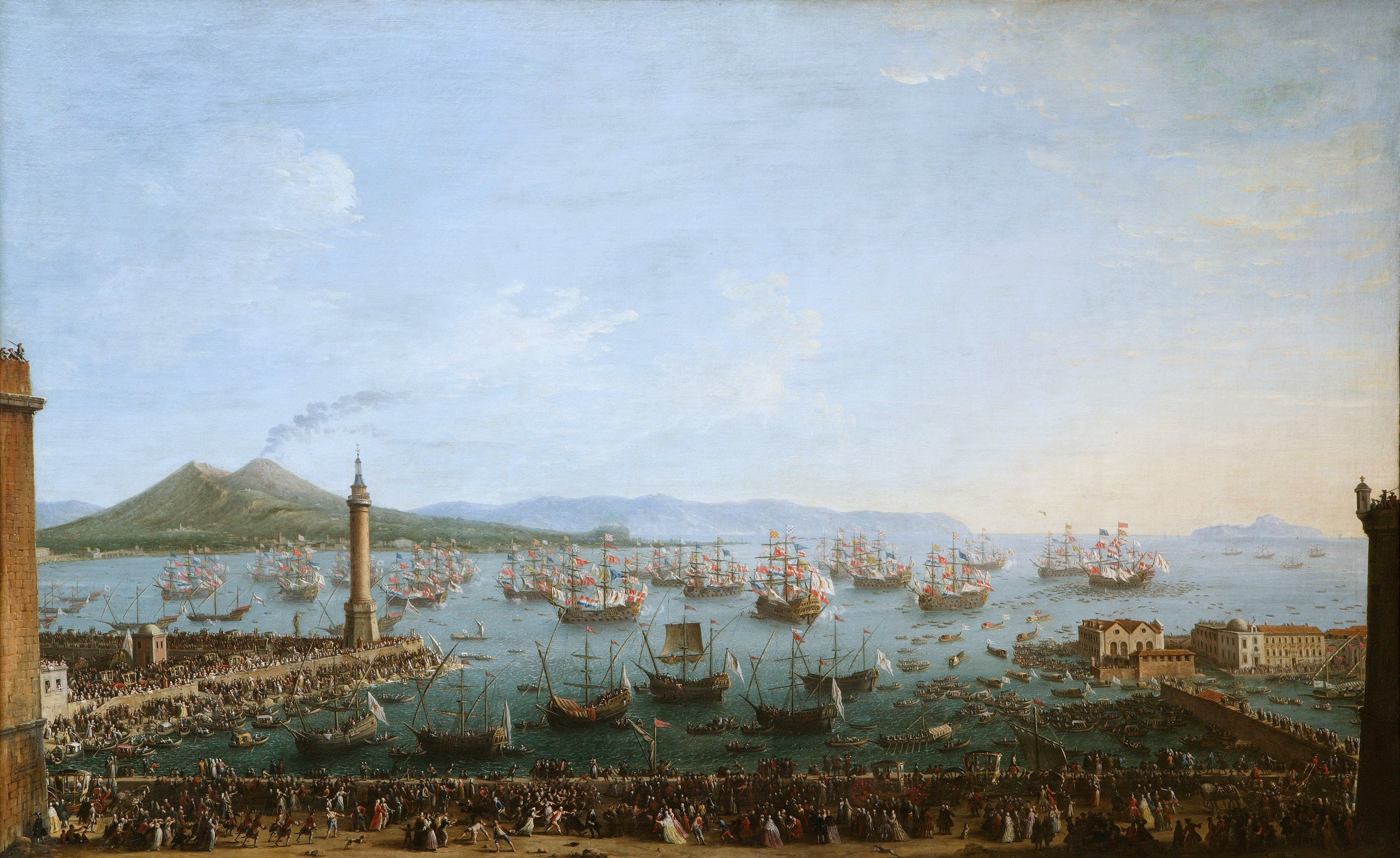 Departure of Charles III from Naples by Antonio Joli