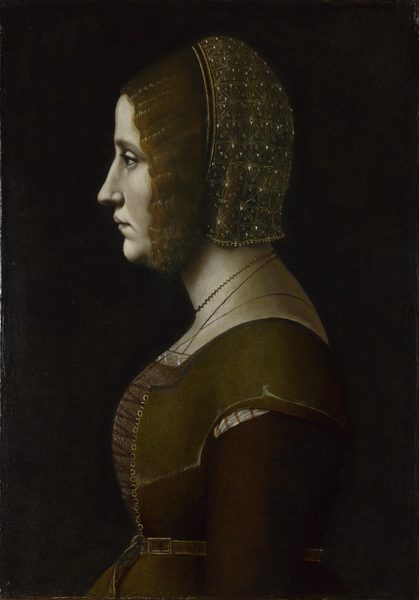 Portrait of a Lady (Tullymore portrait) by Giovanni Ambrogio de Predis