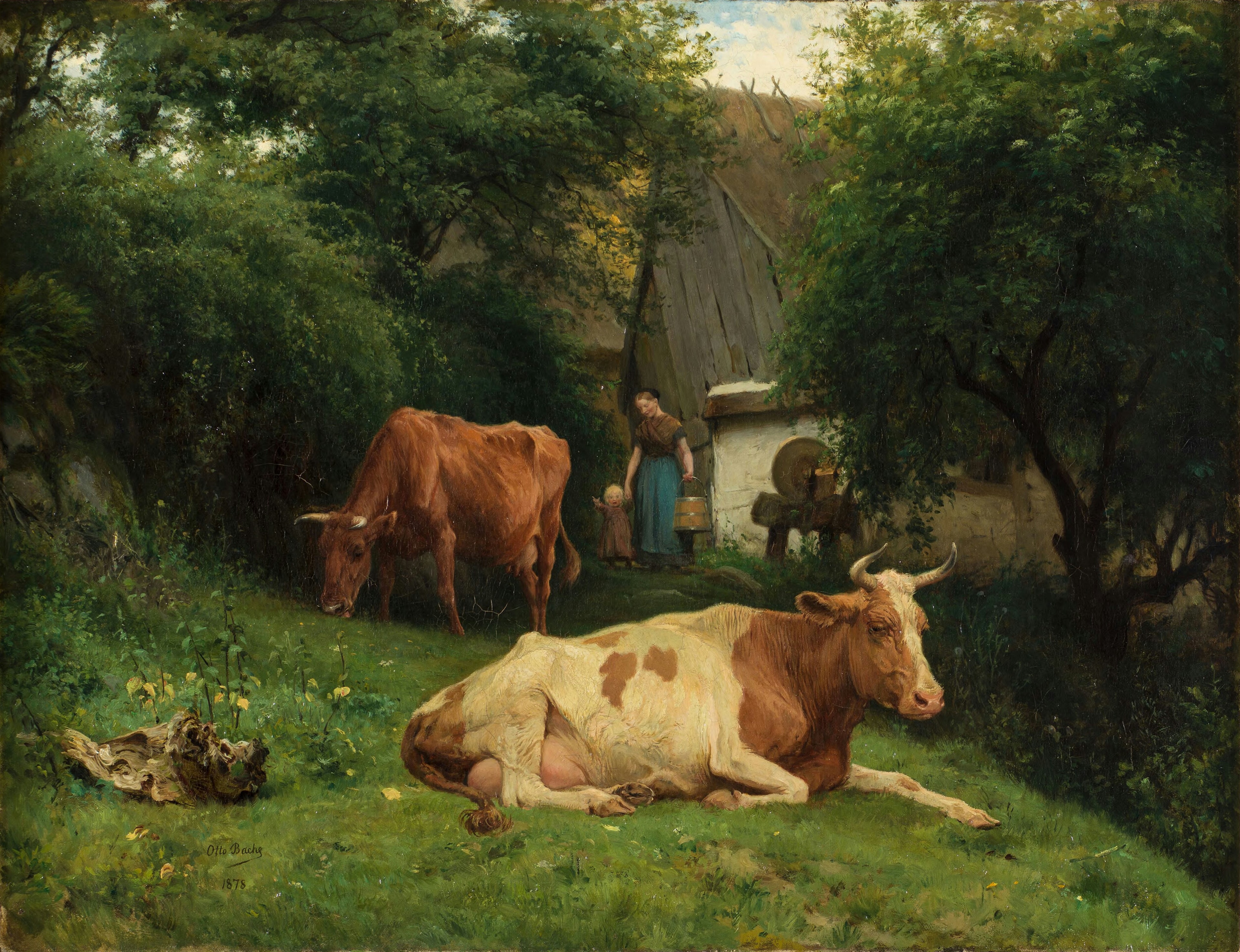 Cows by Otto Bache
