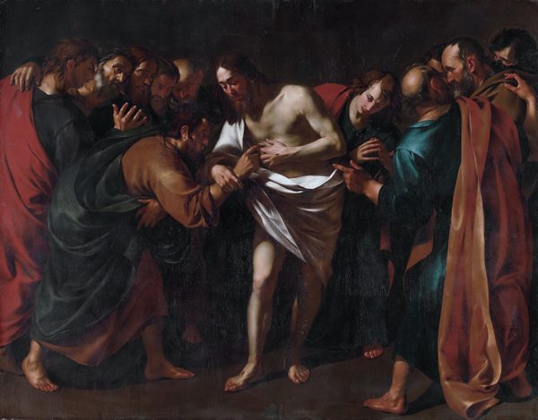 The incredulity of St Thomas by Wouter Crabeth II