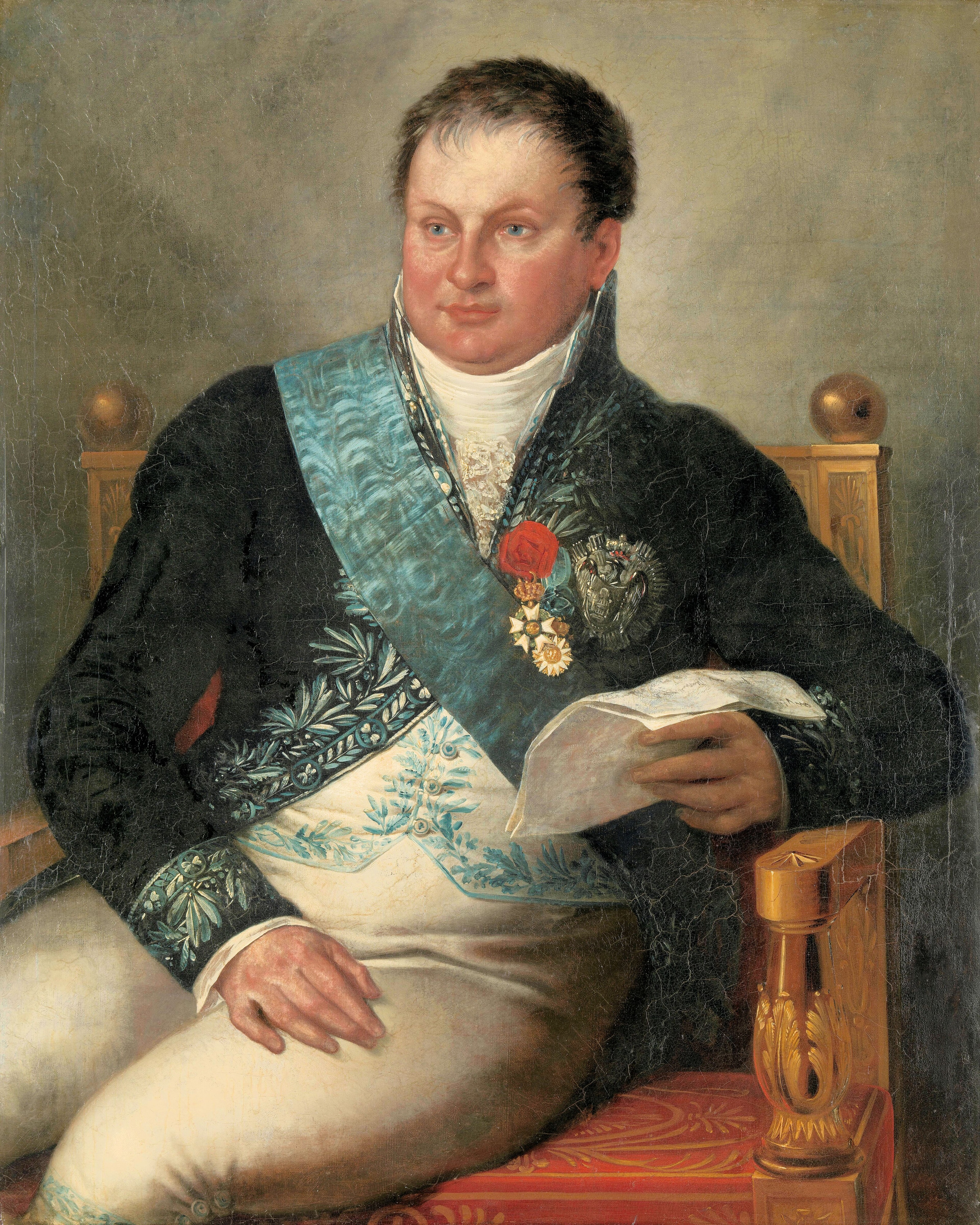 Portrait of Isaac Jan Alexander Gogel by Mattheus Ignatius van Bree